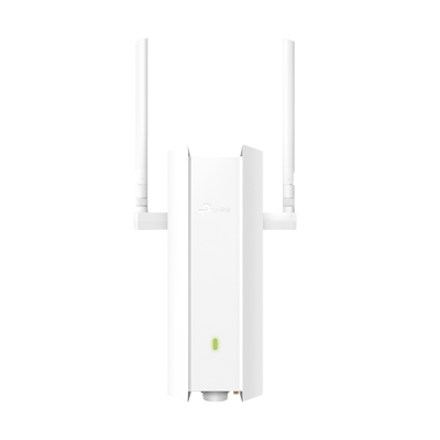 Punto de Acceso Omada Exterior / Wi-Fi 6 AX1800 MU-MIMO 2x2 / Mesh Omada / Alta Densidad de Usuarios / Carcasa Resistente IP67 / Configuración por Controlador o Stand-Alone / Para Montaje en Mástil/ Pared / Alimentación PoE+ 
