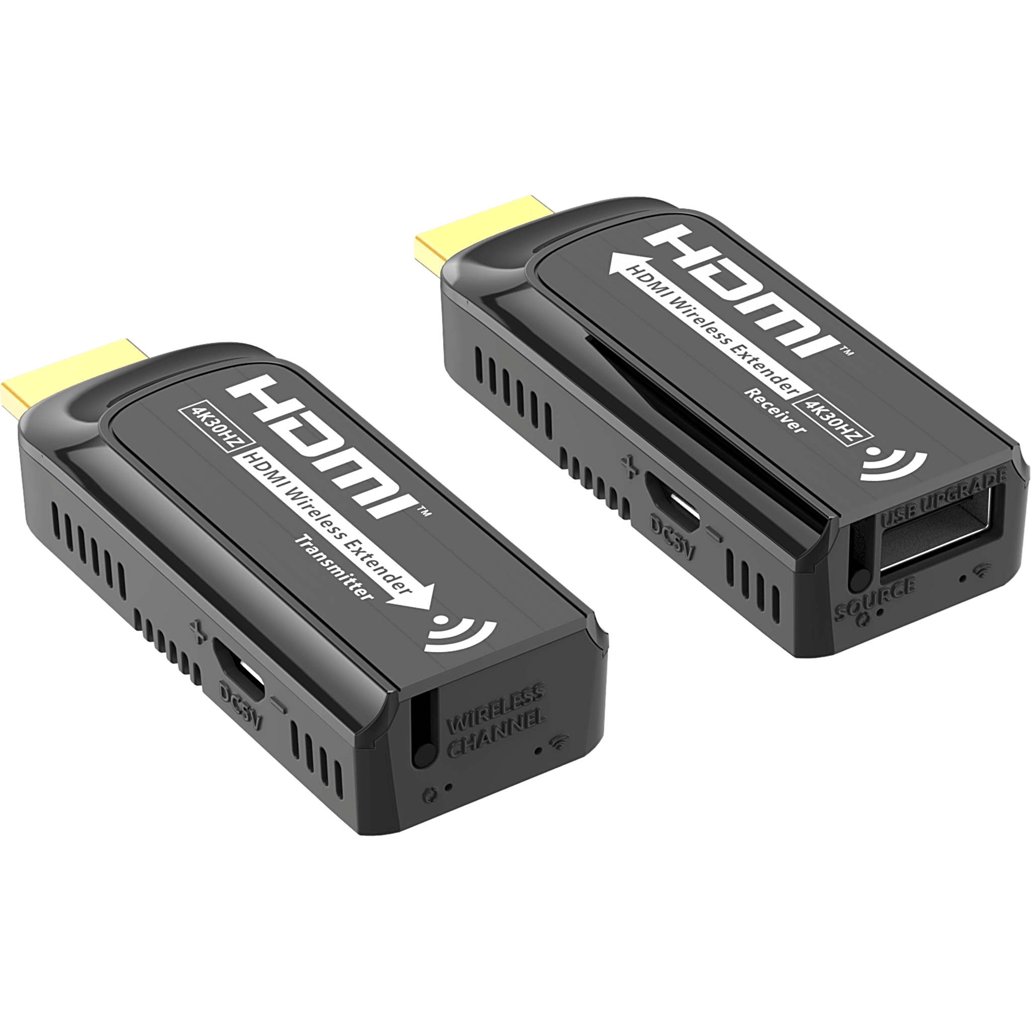 Extensor HDMI Inalámbrico / Ultra HD 4K @ 30 Hz / Alcance 20 m (65.6 ft) / Banda WiFi 5 GHz / Retardo 150-320 ms / Diseño Mini