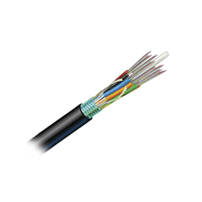 Cable de Fibra Óptica 6 Hilos, OSP (Planta Externa), Armada, Gel, HDPE (Polietileno de Alta Densidad), Multimodo OM3 50/125 Optimizada, 1 Metro (3.28 Pies)