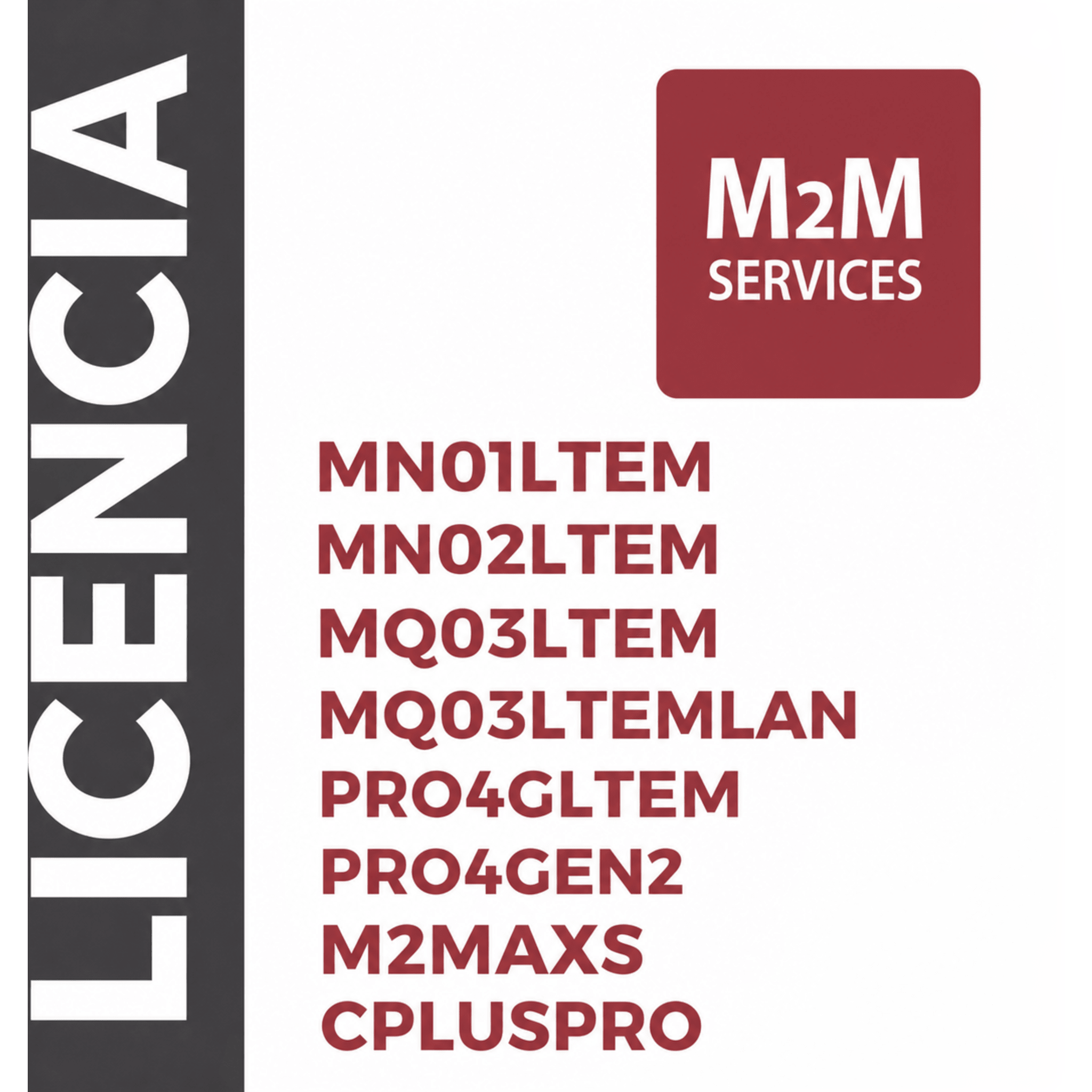 Servicio de Datos M2M / 4G LTE y 5G / Anualidad / Activación por Voucher / Comunicación Ilimitada — M2M SERVICES · SKU VOUCHERLTEM