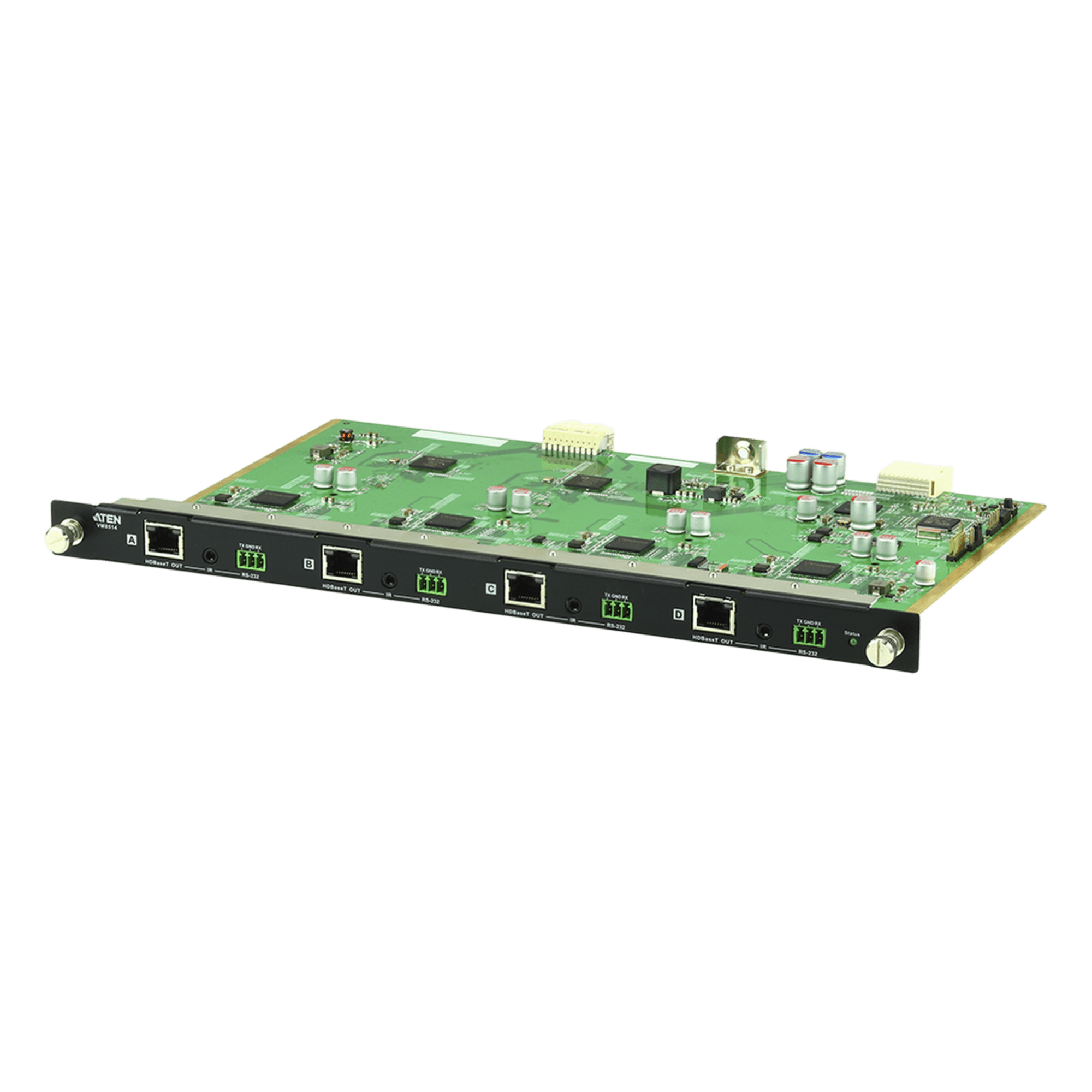 Tarjeta de Entrada HDBaseT / 4 Puertos / HDCP 1.4 / 4K 60Hz 4:2:0 / EDID Expert / Seamless Switch / Video Wall 32 Perfiles — ATEN · SKU VM8514
