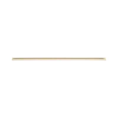 Canaleta LD3 de PVC rígido, con cinta adhesiva para instalación sin herramientas, 19.6 x 11.2 x 1828.8 mm, Color Blanco Mate
