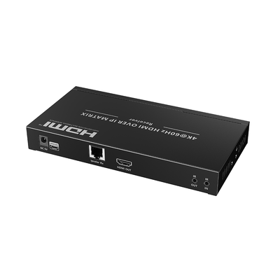  Receptor | Extensor de matriz HDMI sobre IP IG de 4K60 Hz con videowall