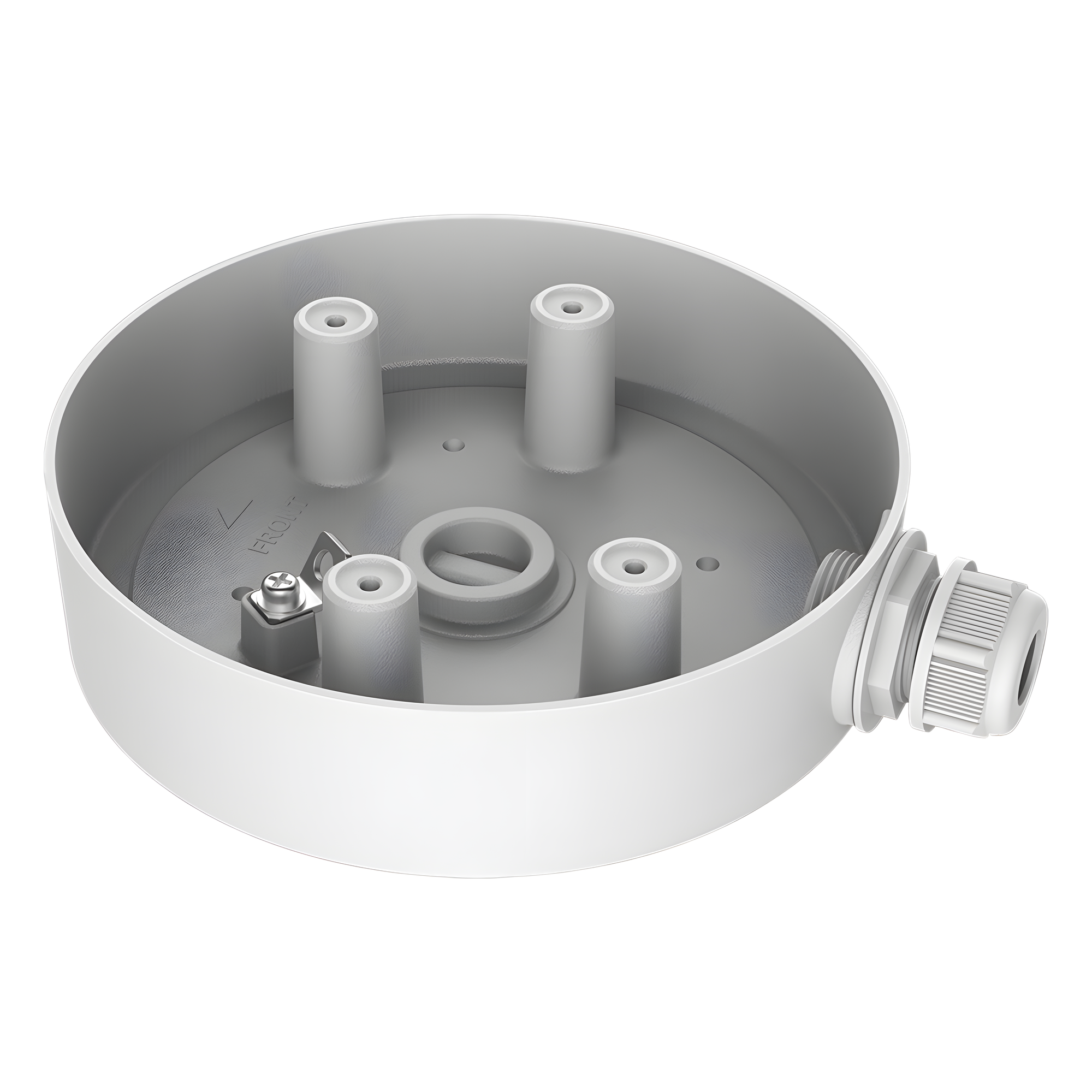 Caja de Conexiones para Domo PTZ / 4 Pulgadas / Aleación de Aluminio / Carga 5 kg / Exterior — HIKVISION · SKU DS-1280ZJ-SD11