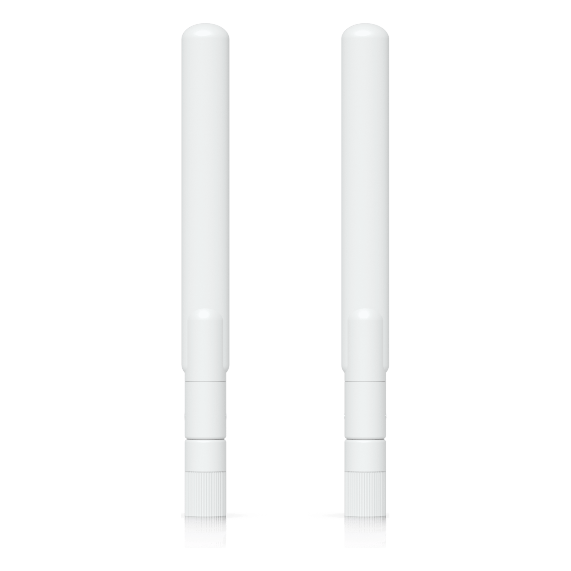 Par de Antenas Omnidireccionales / Doble Banda / 2.4 GHz 3 dBi / 5 GHz 4 dBi / IPX6 / 6.1 x 0.6 x 0.6 pulgadas