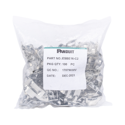 Hebillas PanSteel™ de Acero Inoxidable 201, Para Uso con Fleje ESW16T76-CR2 de 5/8, Paquete de 100pz