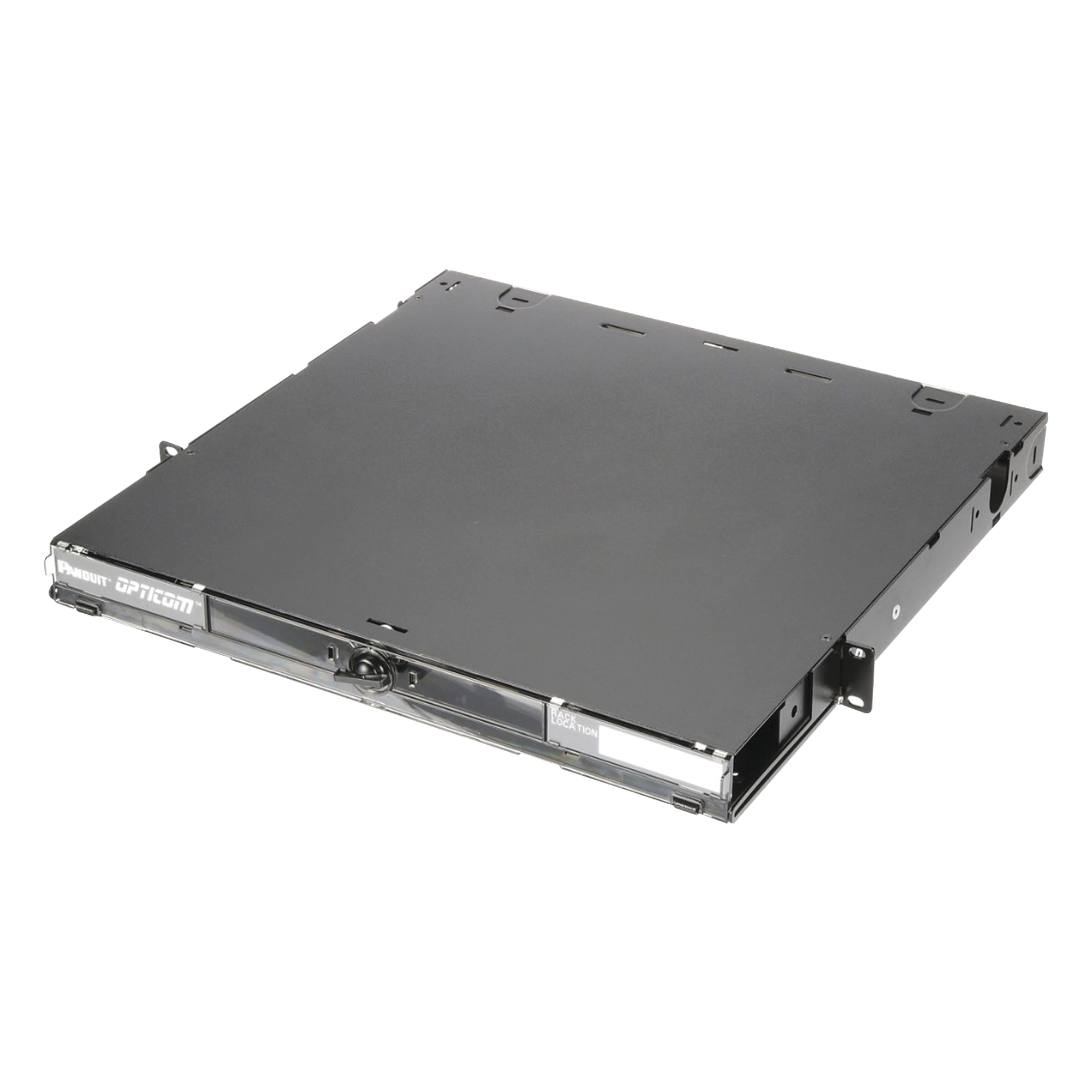 Panel de Distribución de Fibra Óptica / Montaje Rack 19" / 1UR / Hasta 96 Fibras / Bandeja Deslizable e Inclinable / 4 Placas FAP o FMP