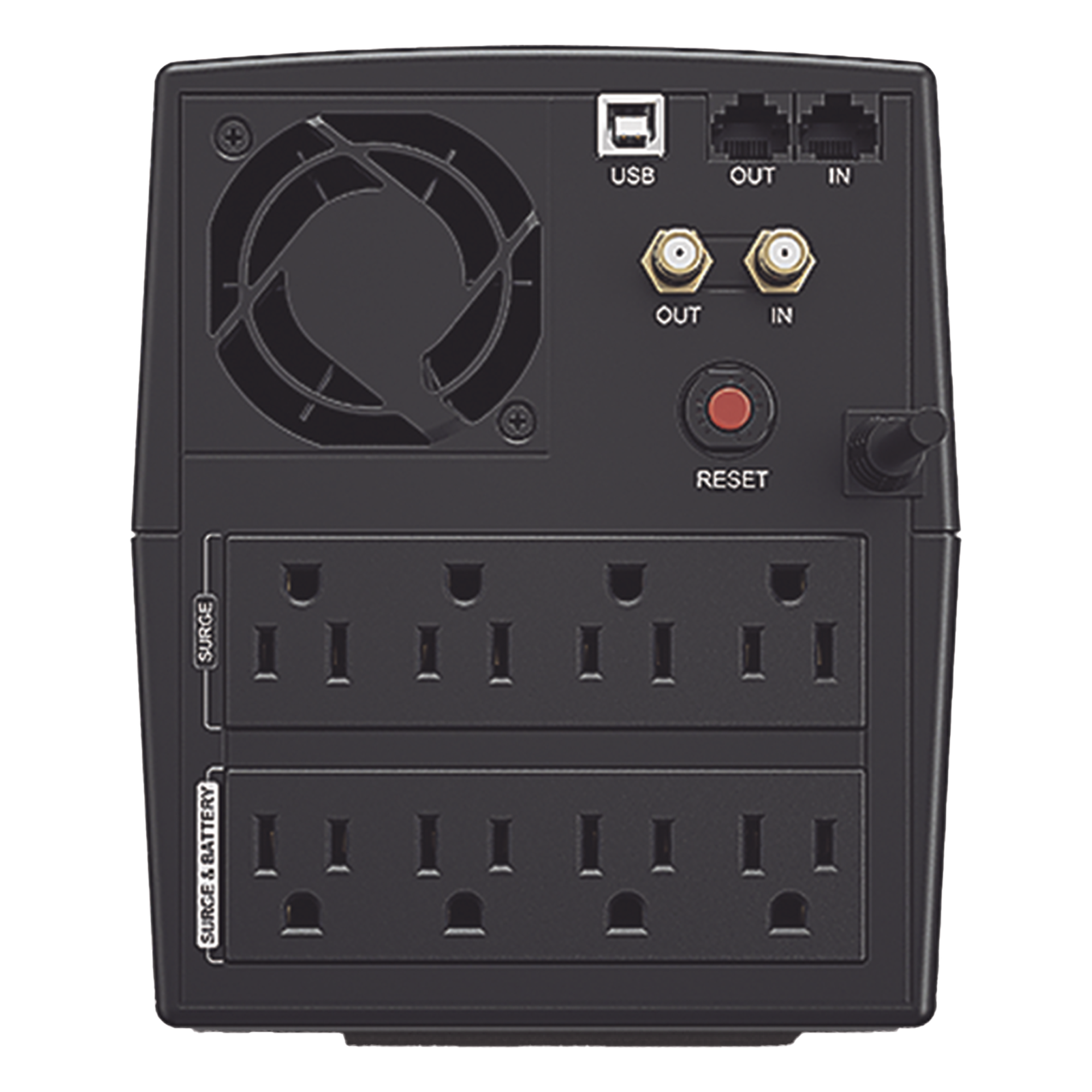 UPS Línea Interactiva / 1500 VA / 900 W / AVR 86-148 Vca / 8 Salidas NEMA 5-15R / Supresión 245 J / LCD