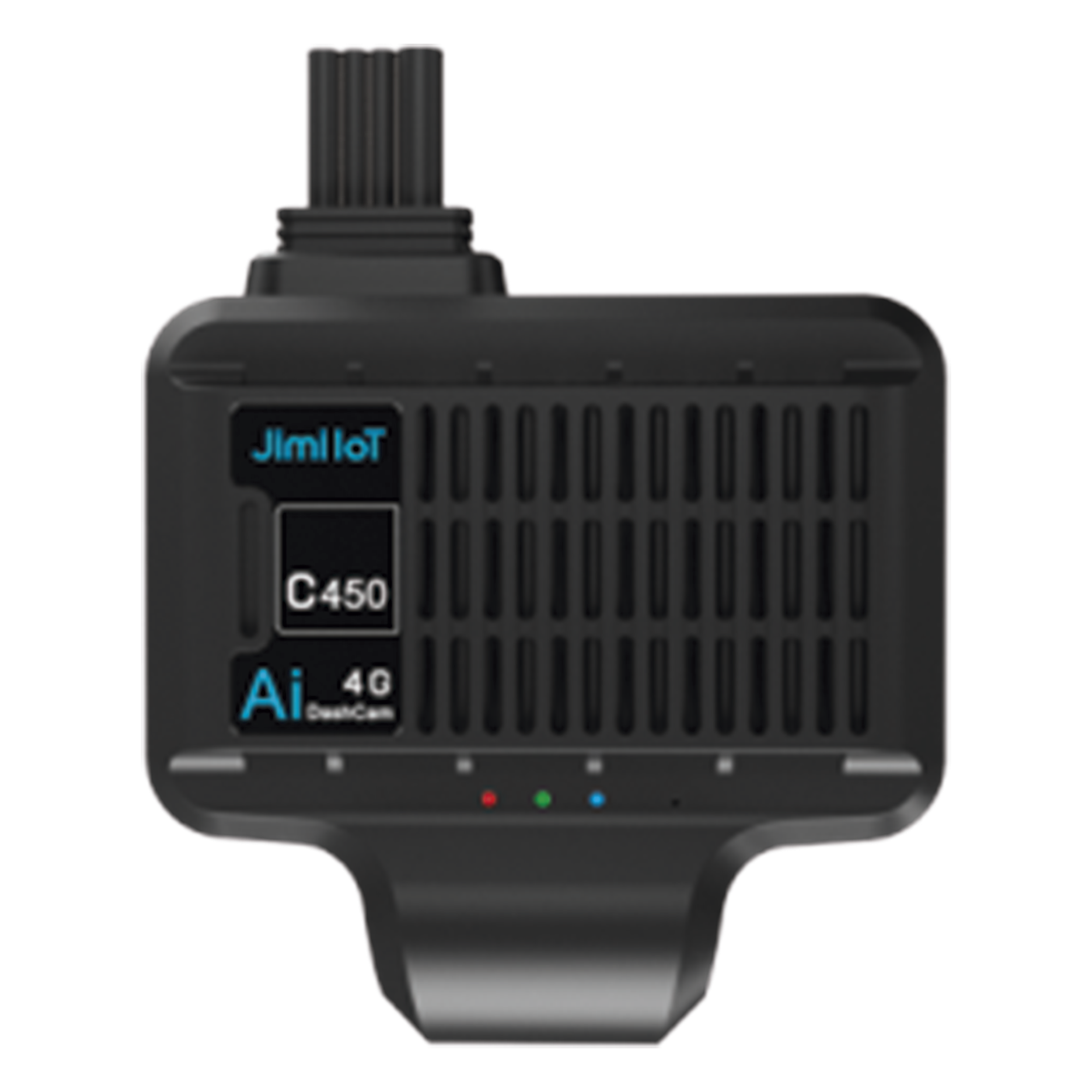 Dashcam Vehicular 4G LTE / Grabación de 5 Canales / ADAS y DMS Opcional / GPS Integrado / Comunicación Bidireccional / Botón SOS — JIMIIOT · SKU JC450