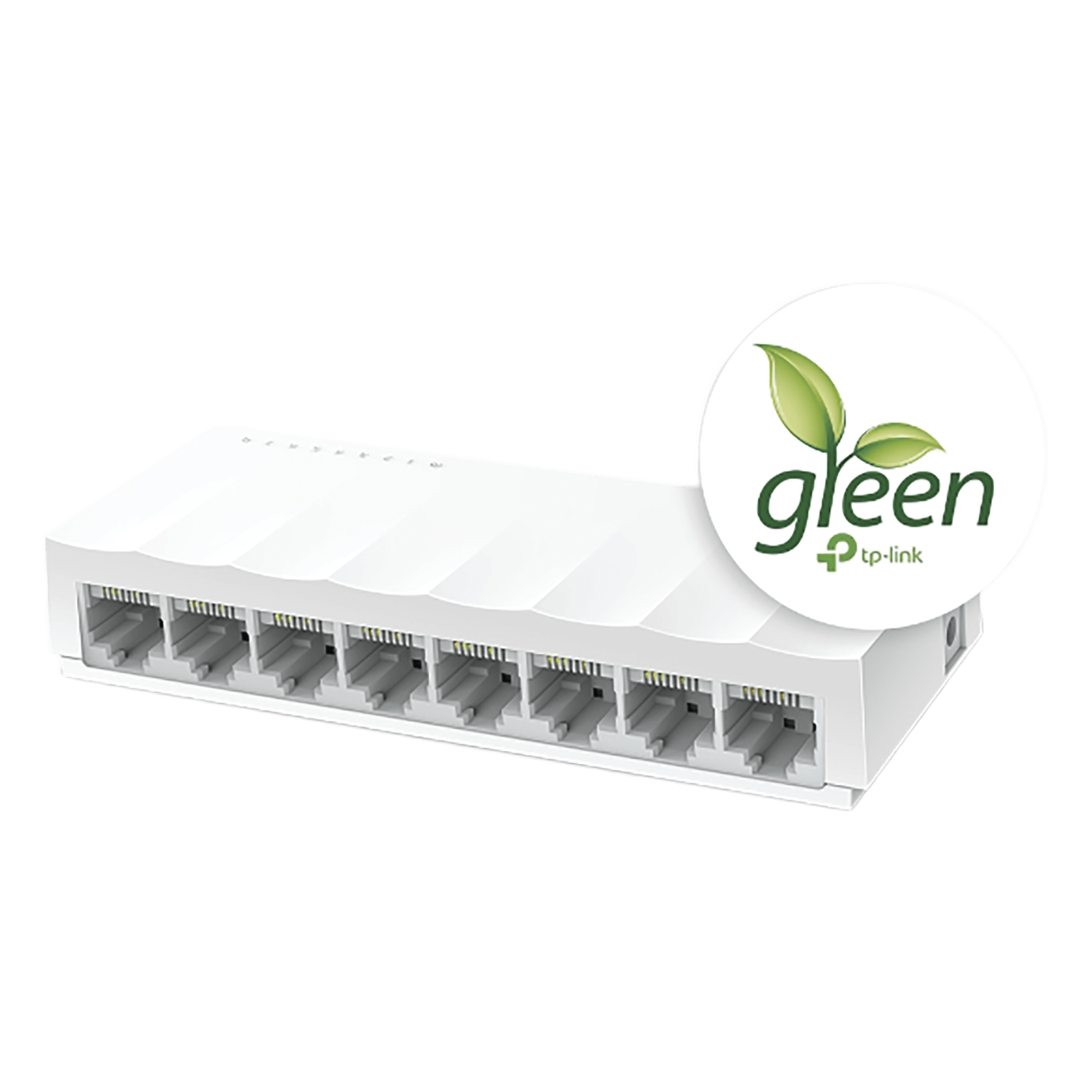 Switch no administrado / 8 puertos 10/100Mbps / Fanless / 4.9 x 1.9 x 0.9 in — TP-LINK · SKU LS1008
