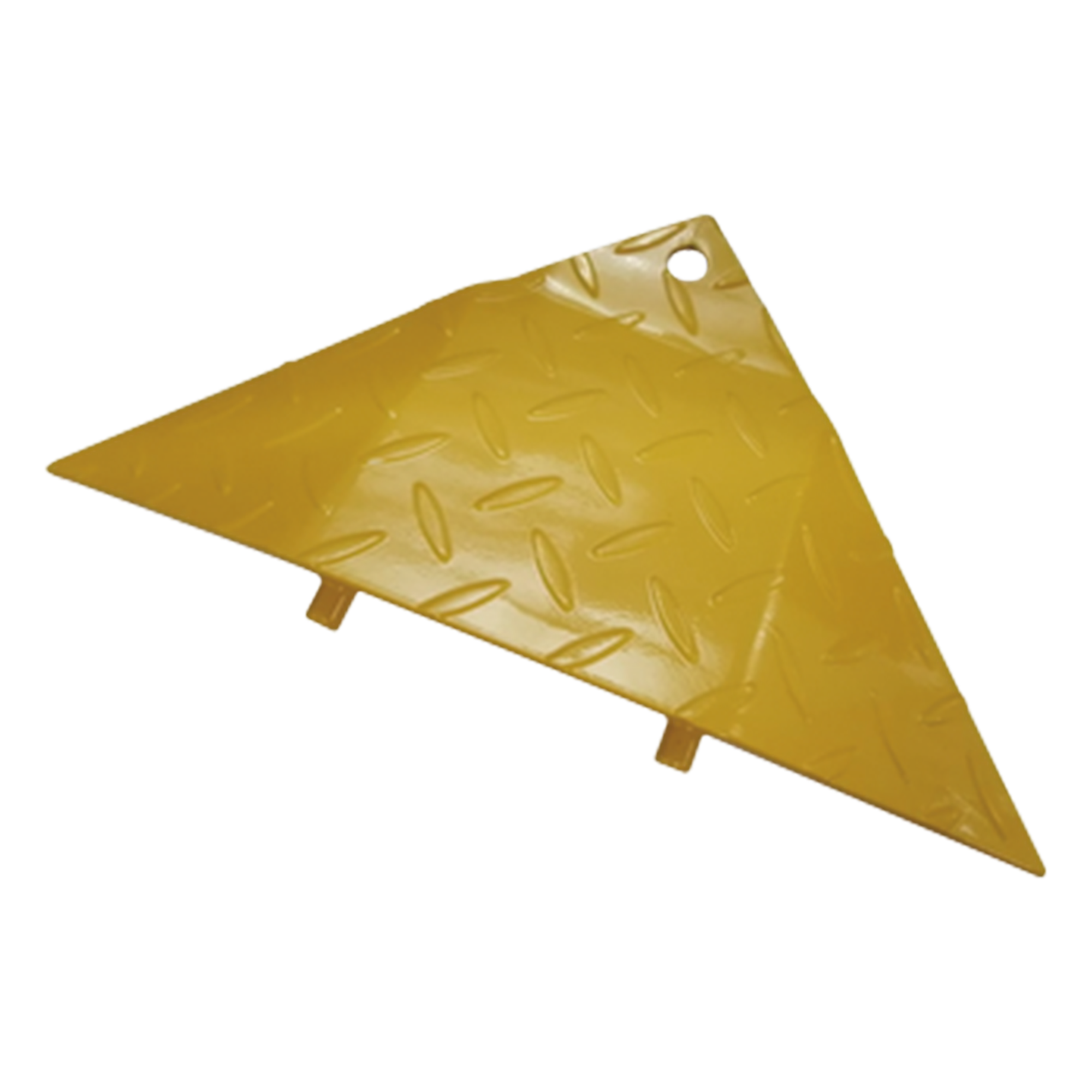 Bisel Final para Picos Ponchallantas / Acero Amarillo / 225 x 480 x 45 mm / 0.74 x 1.57 x 0.15 ft — ACCESSPRO · SKU XB-TK-CAP-M