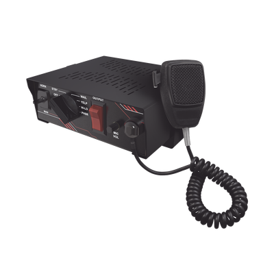 Sirena Vehicular / 100 W / Multivoltaje 12~24 VCD / 6 Tonos Clásicos / Micrófono Integrado / Certificación SAE J1849 — SIGNALPRO · SKU SP101