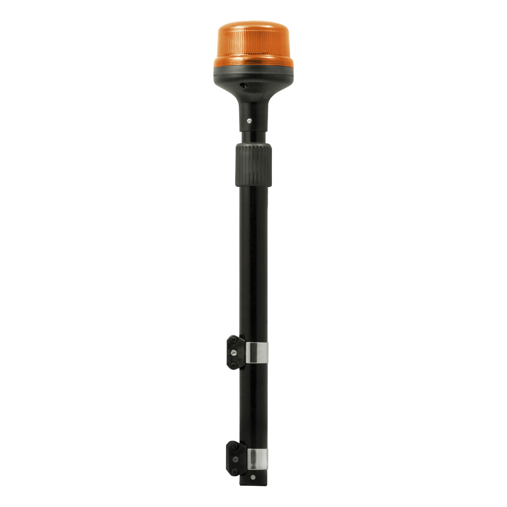 Luz Telescópica para Motocicletas / 8 LED / Ámbar / 12~24 VCD / 11 Patrones de Destello / IP6K6 / Perfil Bajo 88 mm — SIGNALPRO · SKU SPT16A