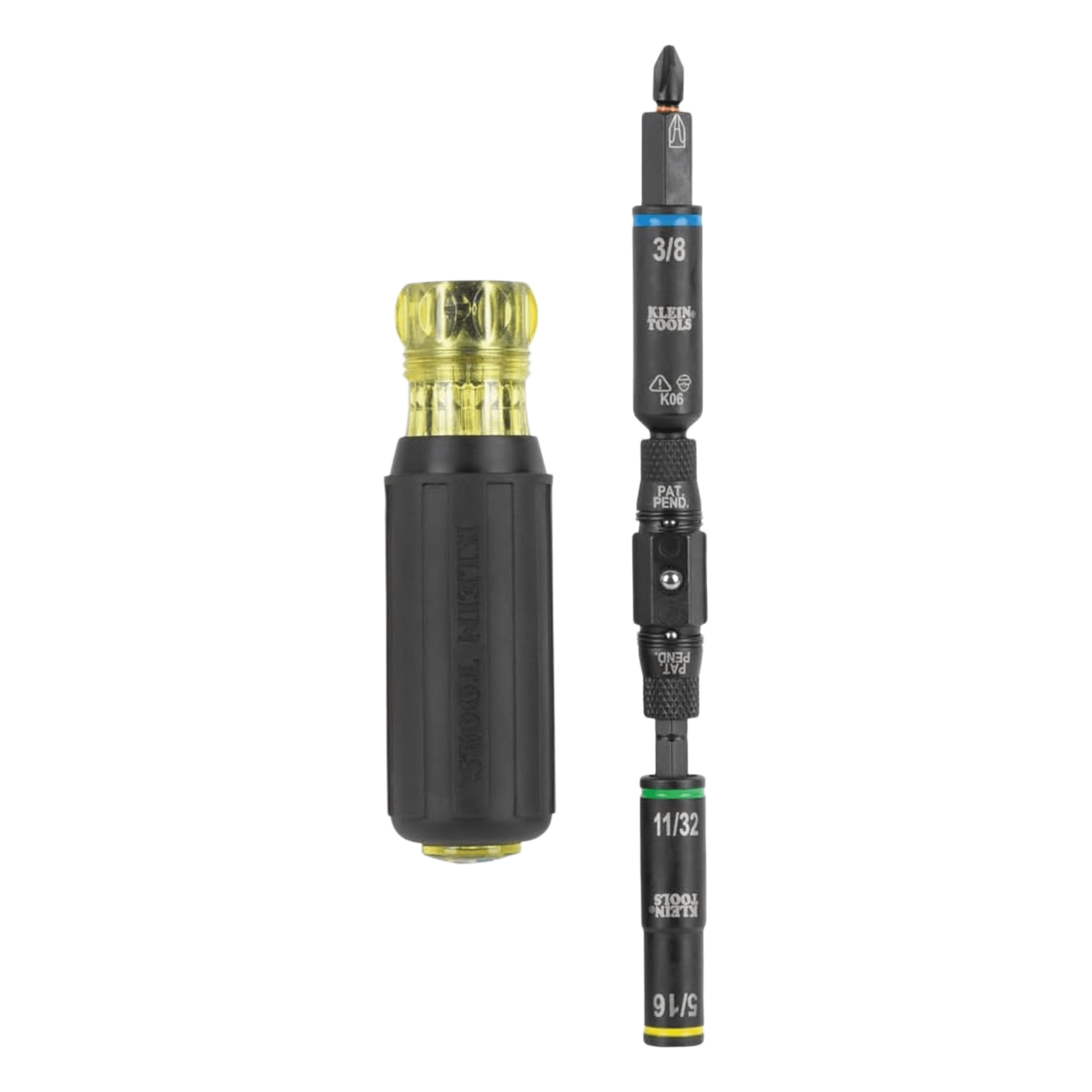 Destornillador Multifuncional / 10 en 1 / Clasificación de Impacto / Torque 150 in-lb / Portabrocas 12 Puntos / 1/2 pulgada — KLEIN TOOLS · SKU 32528HD