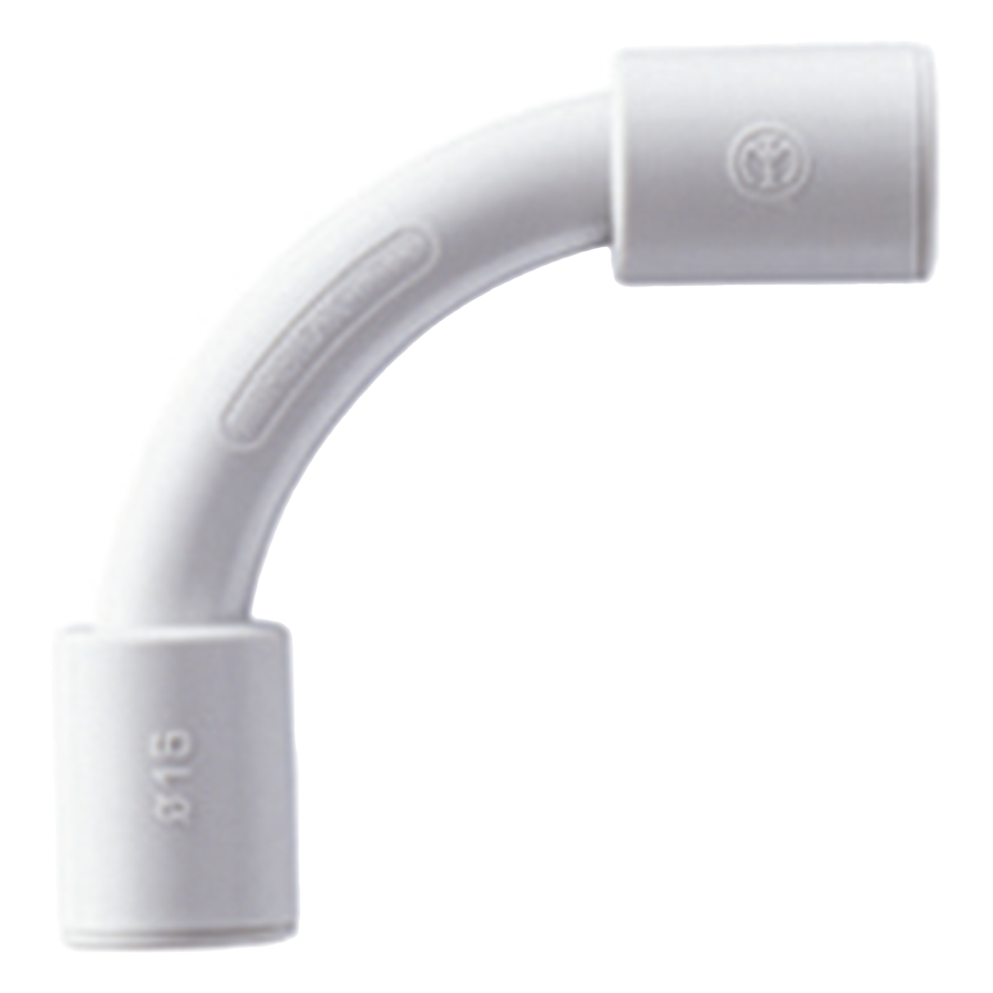 Curva Morbida para Tubo Rígido / IP67 / Libre de Halógenos / Ø 50 mm / Radio de Curvatura 150 mm / Gris RAL 7035 — GEWISS · SKU DX43150