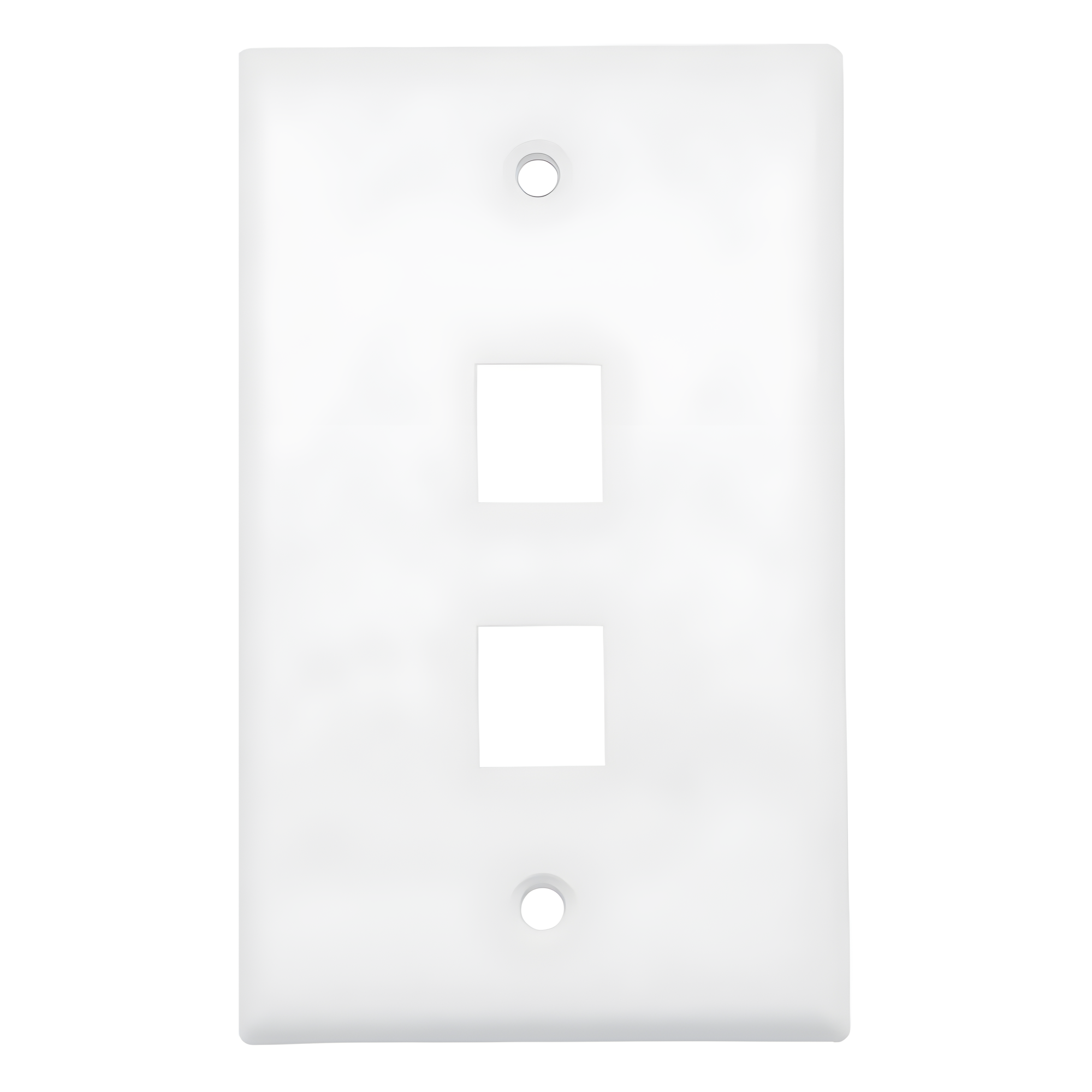 Placa de Pared / 2 Puertos / UL 94 V-0 / 114x70x10 mm / 0.37x0.23x0.03 ft / 20 Piezas / Blanco — HIKVISION · SKU DS-1FPA2-A