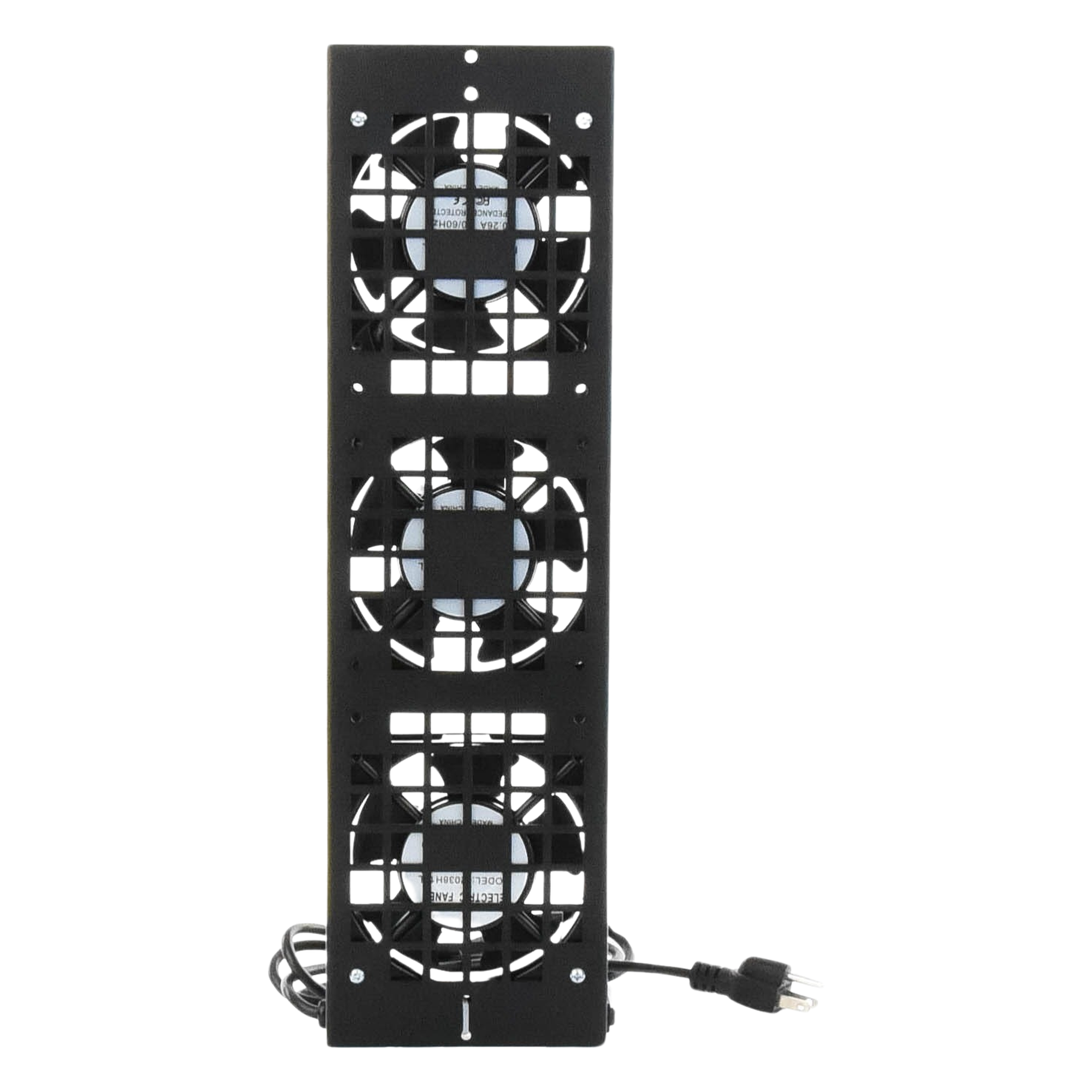 Kit de Ventiladores para Gabinete de Piso / 110 Vca / 12 x 12 cm / 1.56 ft Cable / Acero Calibre 18