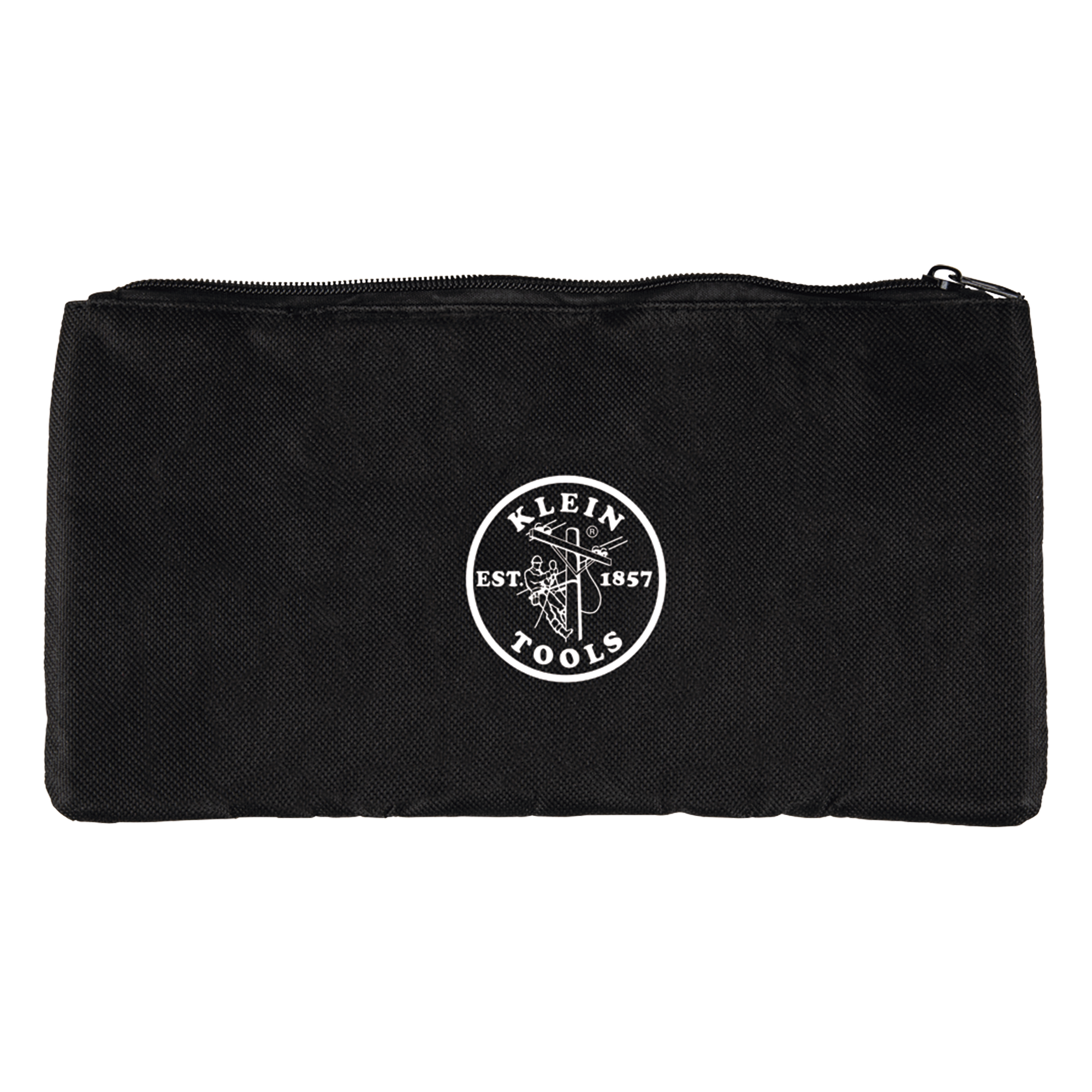 Estuche de Nylon / Cierre Zipper / 138 x 208 x 6 mm / 0.05 kg / 2 Bolsillos Interiores / 5.4 x 8.2 x 0.2 in — KLEIN TOOLS · SKU VDV770500