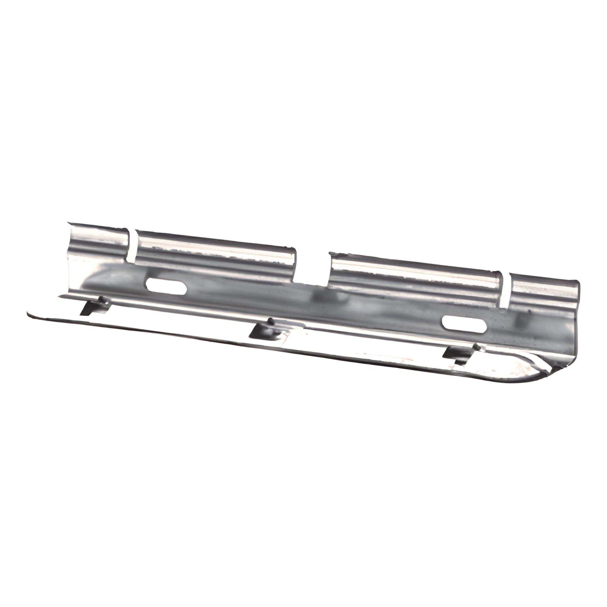 Clip Automático para Charola / Unión de Tramos 300-800 mm / Ensamblaje a Presión / Acabado Electro Zinc — CHAROFIL · SKU MG-51-110EZ