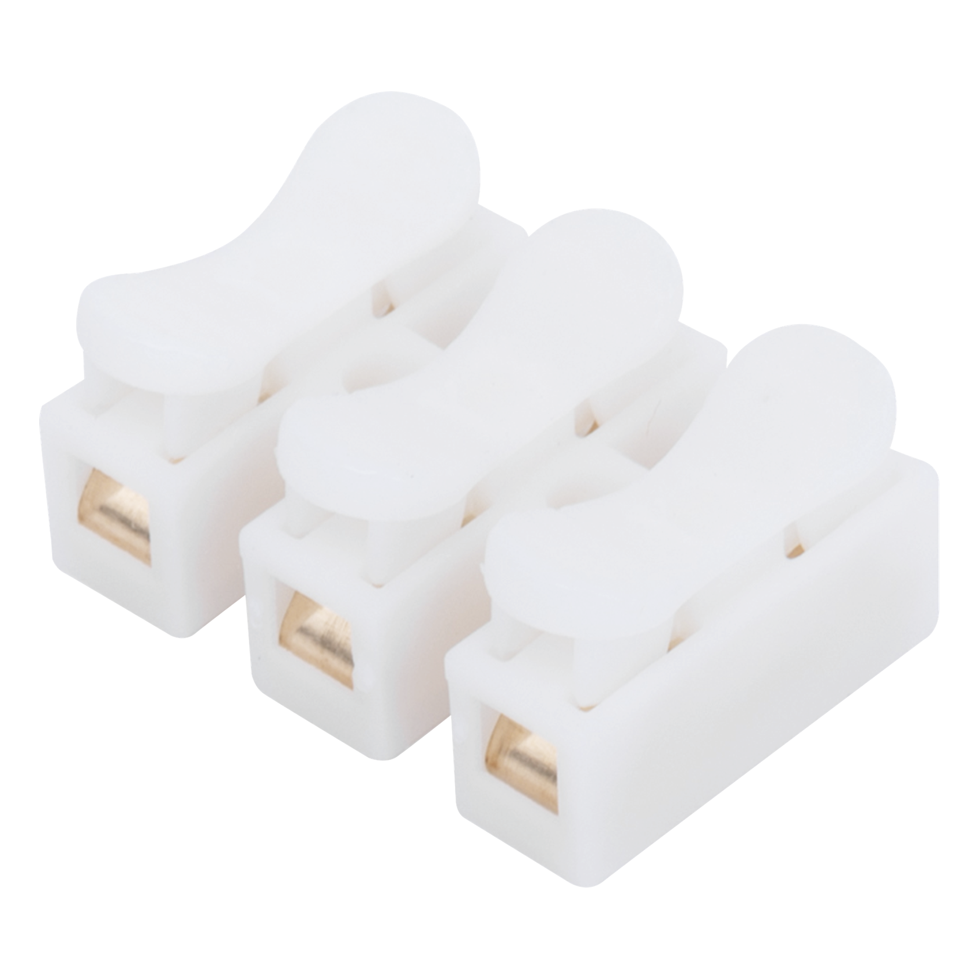 Conector Push / 3 Contactos / 250V 10A / -40°C a 100°C / Cables 0.5 a 3.5 mm² / Material Antiflama — EPCOM POWERLINE · SKU PCON3