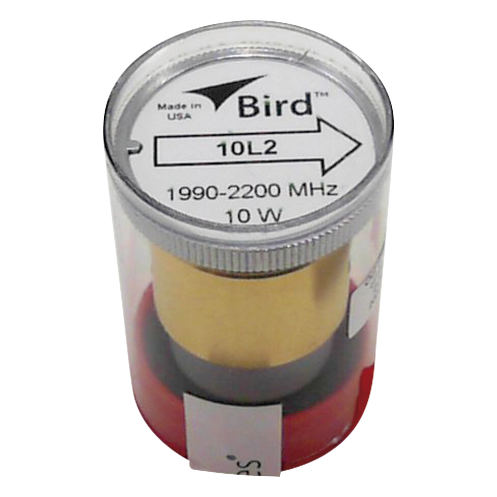 Elemento de Medición / 10 Watt / 1990-2200 MHz / Para Wattmetro Bird 43 / Intercambiable en Campo — BIRD TECHNOLOGIES · SKU 10L2