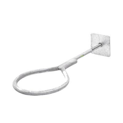 Ancla con Aro, largo: 40 cm. de 1/2" de espesor para Losa o Pared. Galvanizado por Inmersión.