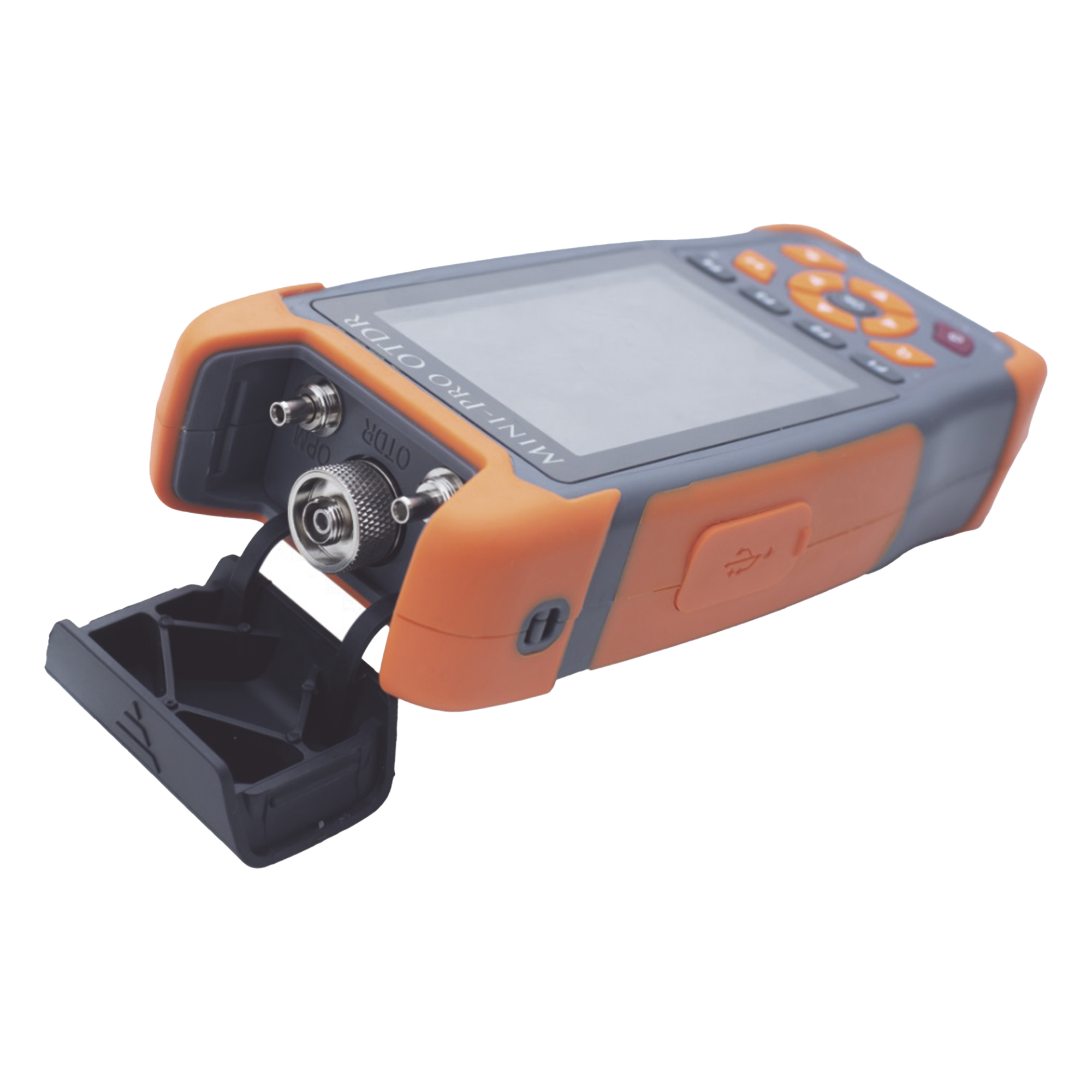 Medidor de Potencia Óptica / 3 Longitudes de Onda 1310/1490/1550nm / Rango -40 a 25dBm / VFL 10mW / Probador RJ45 hasta 300m / Pantalla 3 Pulgadas — LINKEDPRO BY EPCOM · SKU LP-P-OPM-R