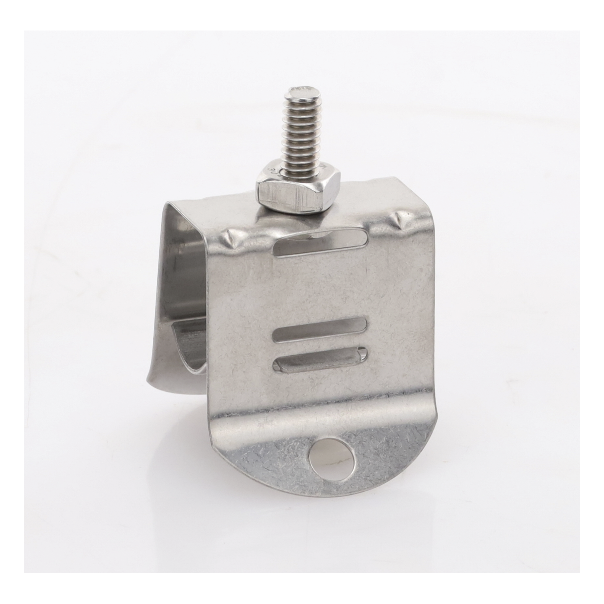 Sujetador de Cable Coaxial / Doble Click / 1/2 Pulgada / Paquete 10 Piezas