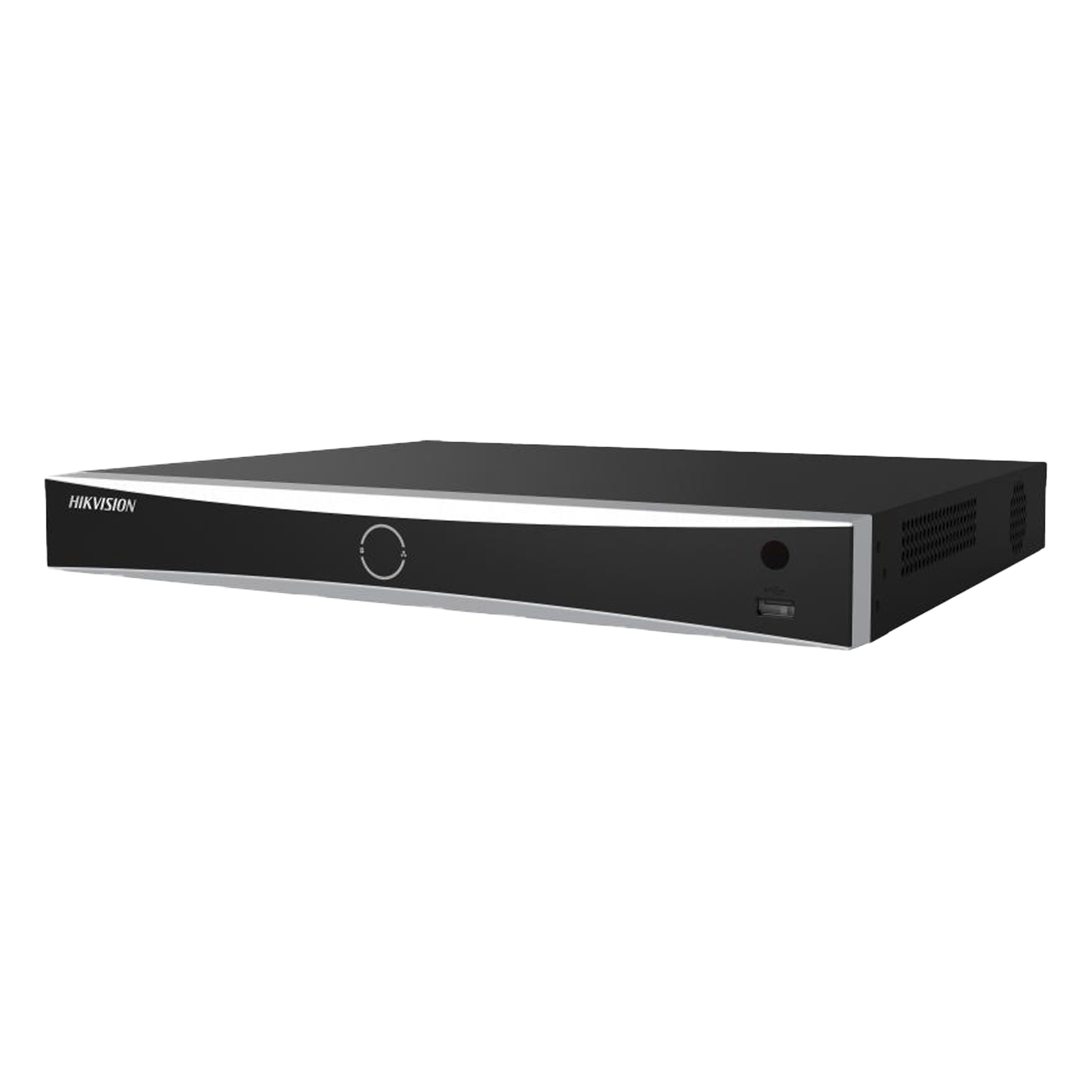 NVR IP / 12 Megapixel (4K) / 8 Canales / 8 Puertos PoE+ / Reconocimiento Facial 20,000 Rostros / AcuSense / 2 Bahías HDD / Alcance PoE 300 m (984.3 ft) — HIKVISION · SKU DS-7608NXI-K2/8P(D)