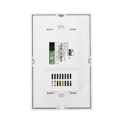 (ZWAVE) Interruptor On/Off panel táctil touch inalámbrico Zwave Plus 1 boton. No requiere cable neutro, Compatible con Hubitat HC8, Álula  M2M, otros 