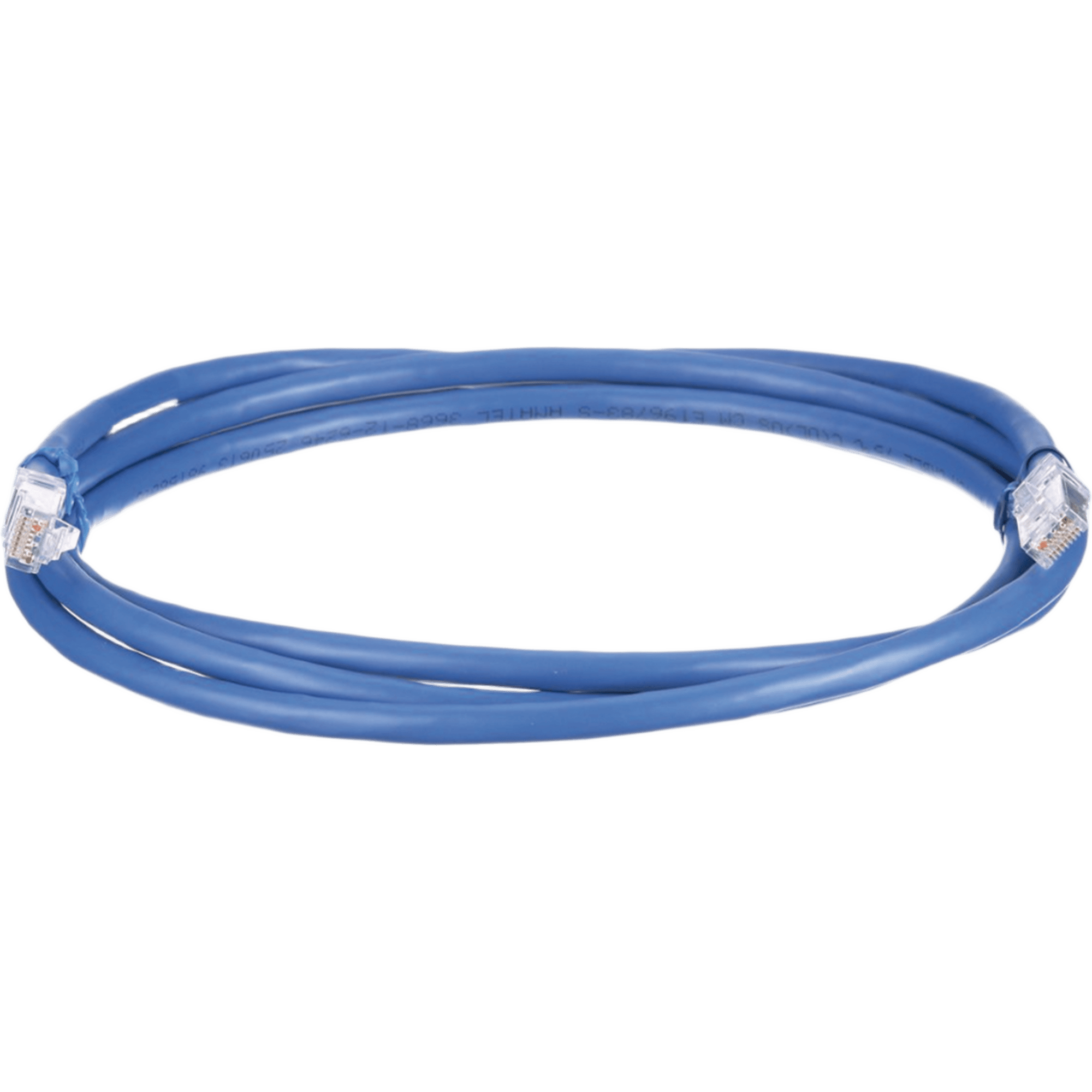 Cable de Parcheo UTP, Cat6A, 24 AWG, CM, Color Azul, 0.91 Metros (3 Pies)