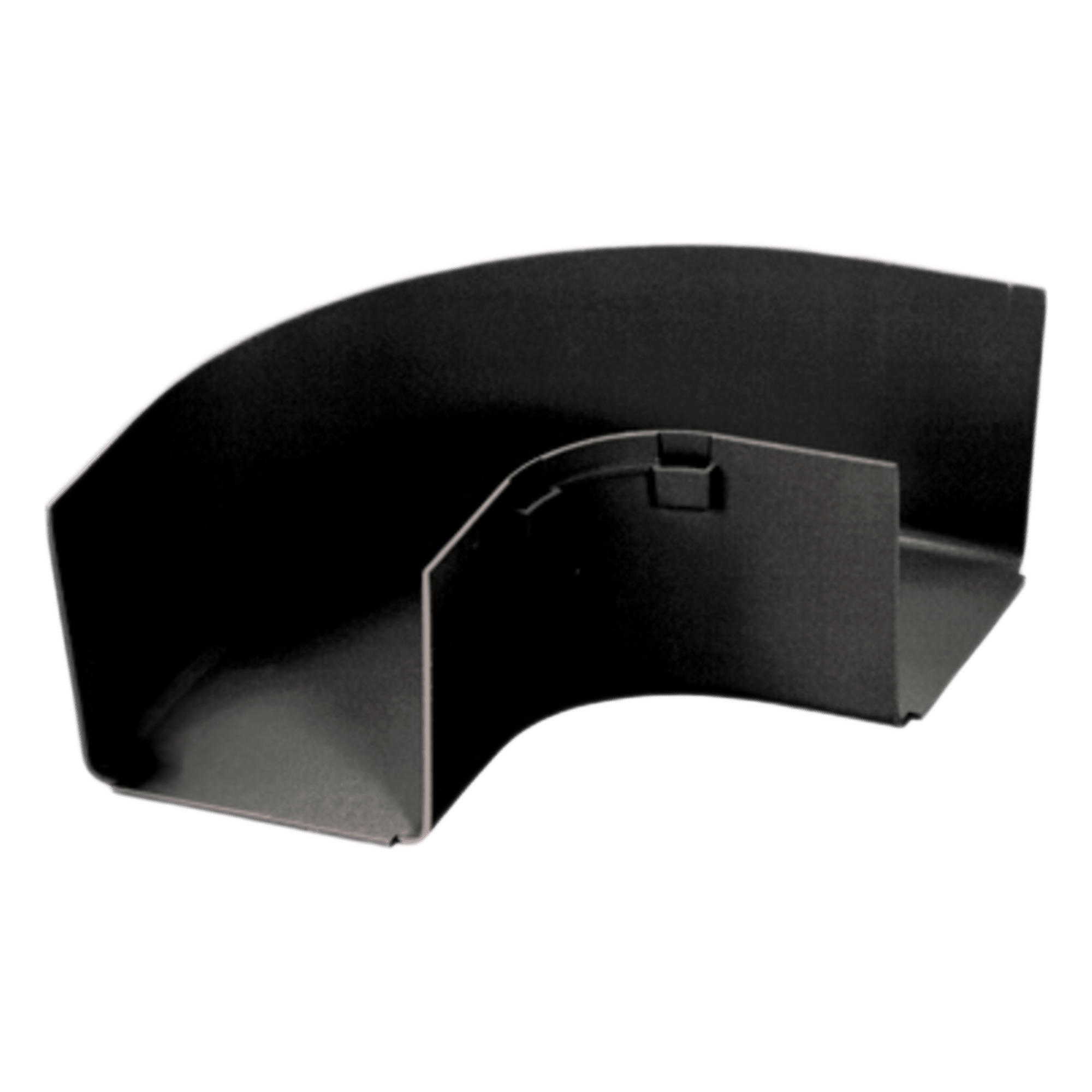 Accesorio para Canaleta / Ángulo Recto Horizontal 90° / 4x4 / Radio de Curvatura 50.8 mm / ABS 94V-0 / 107.2 x 233.9 mm — PANDUIT · SKU FRRA4X4BL