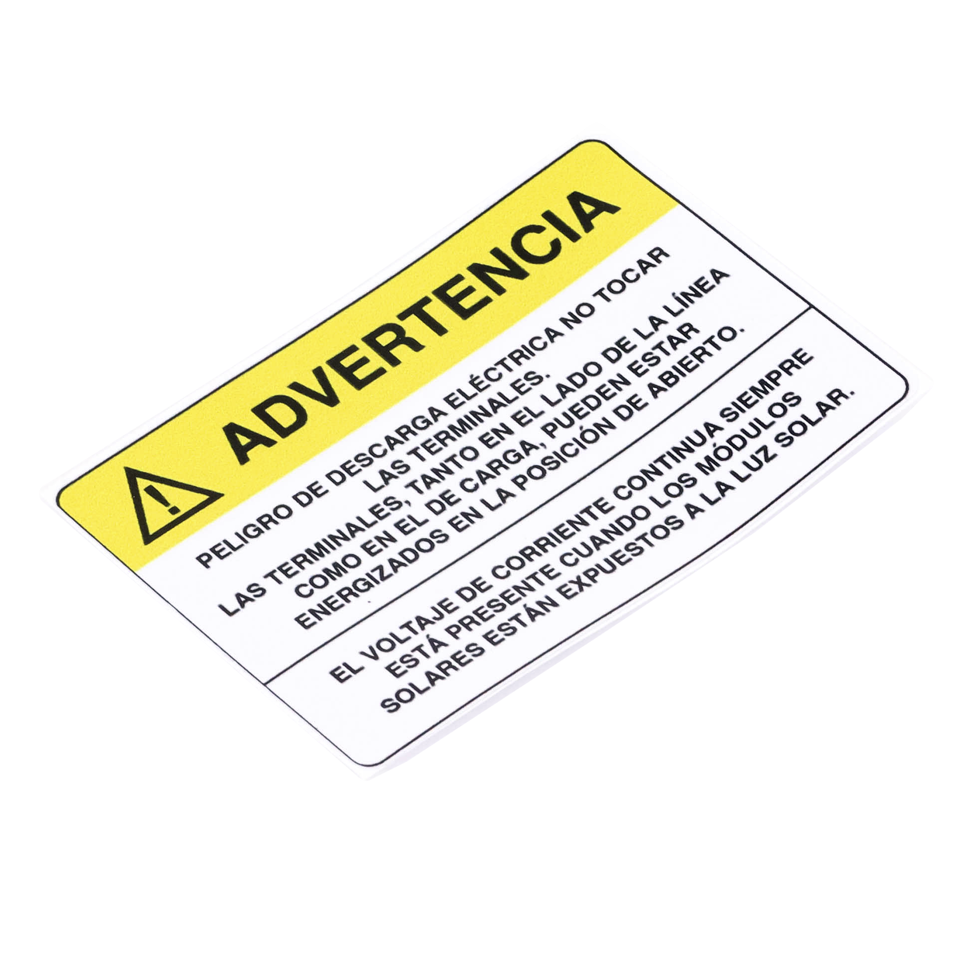 Etiqueta de Videovigilancia / Vinil Adhesivo Mate / 12 x 18 cm / Paquete 10 unidades / 4.7 x 7.1 pulgadas