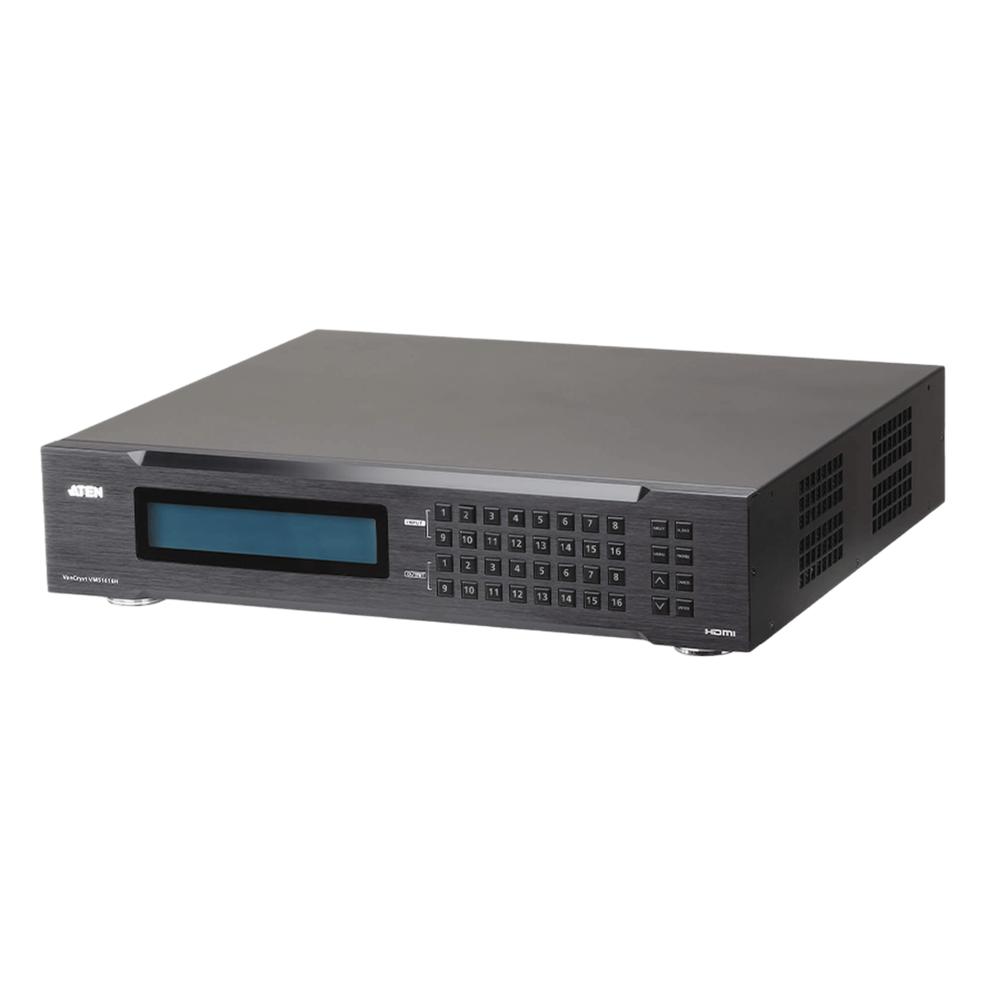 Matriz de Conmutación HDMI / 16 Entradas x 16 Salidas / Seamless Switch™ / Escalador Integrado / HDCP 1.4 / 5 m (16.4 ft) Alcance — ATEN · SKU VM51616H