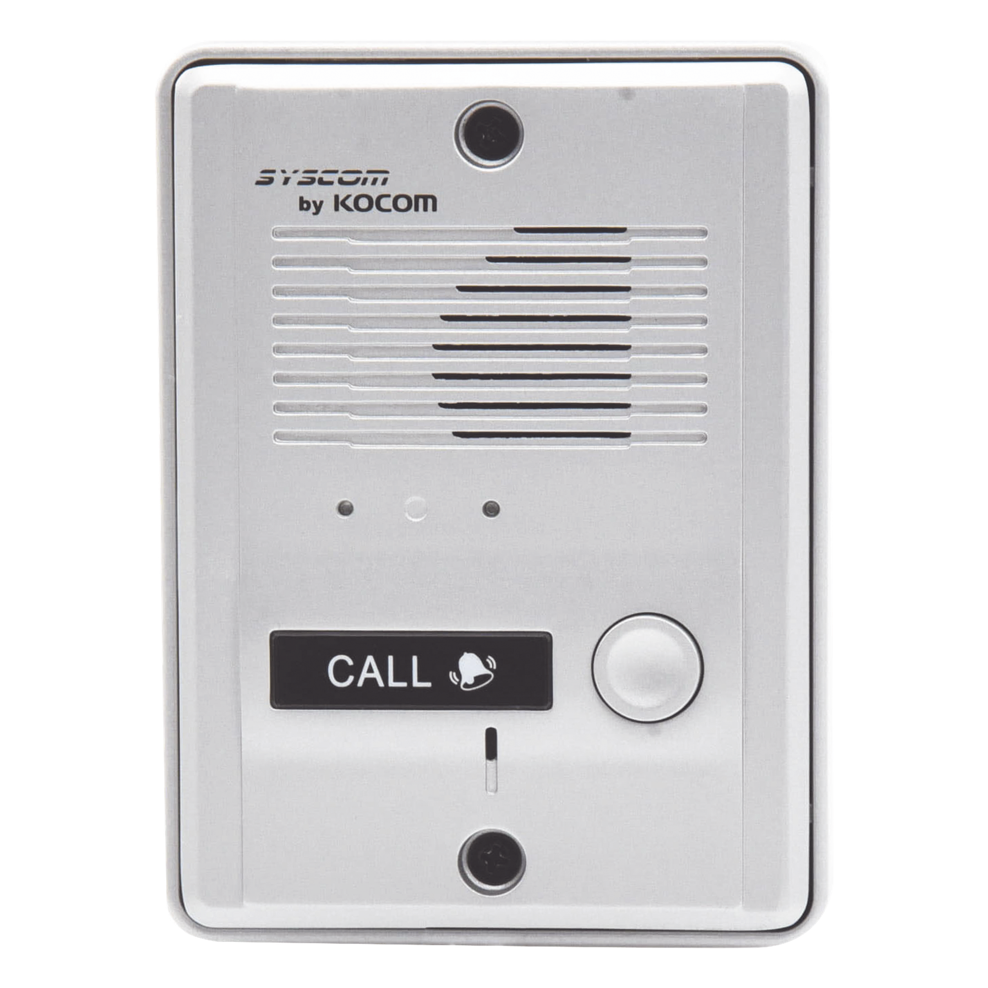 Frente de Calle Metálico / Audio Portero / Compatible KDP601A1M / Compatible KDP602A/D / Uso Exterior — KOCOM · SKU MS-2D