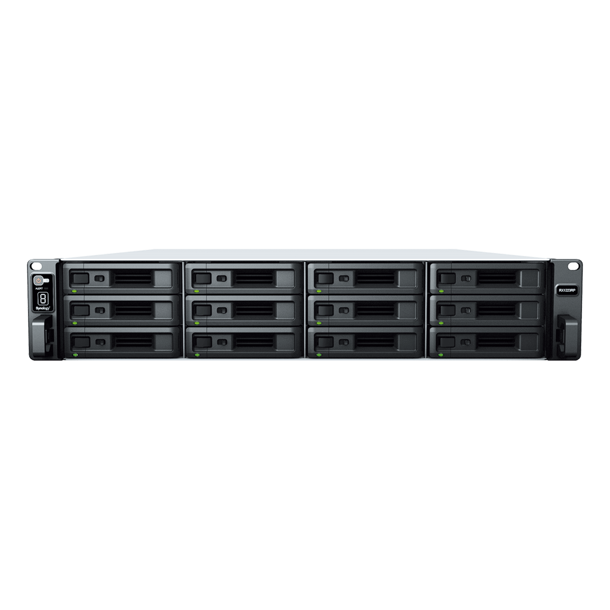 Unidad de Expansión RX1223RP | 12 Bahías HDD/SSD SATA 3.5" o 2.5" | Fuente de Alimentación Redundante | Compatible con Synology DSM | Plug-and-Play.