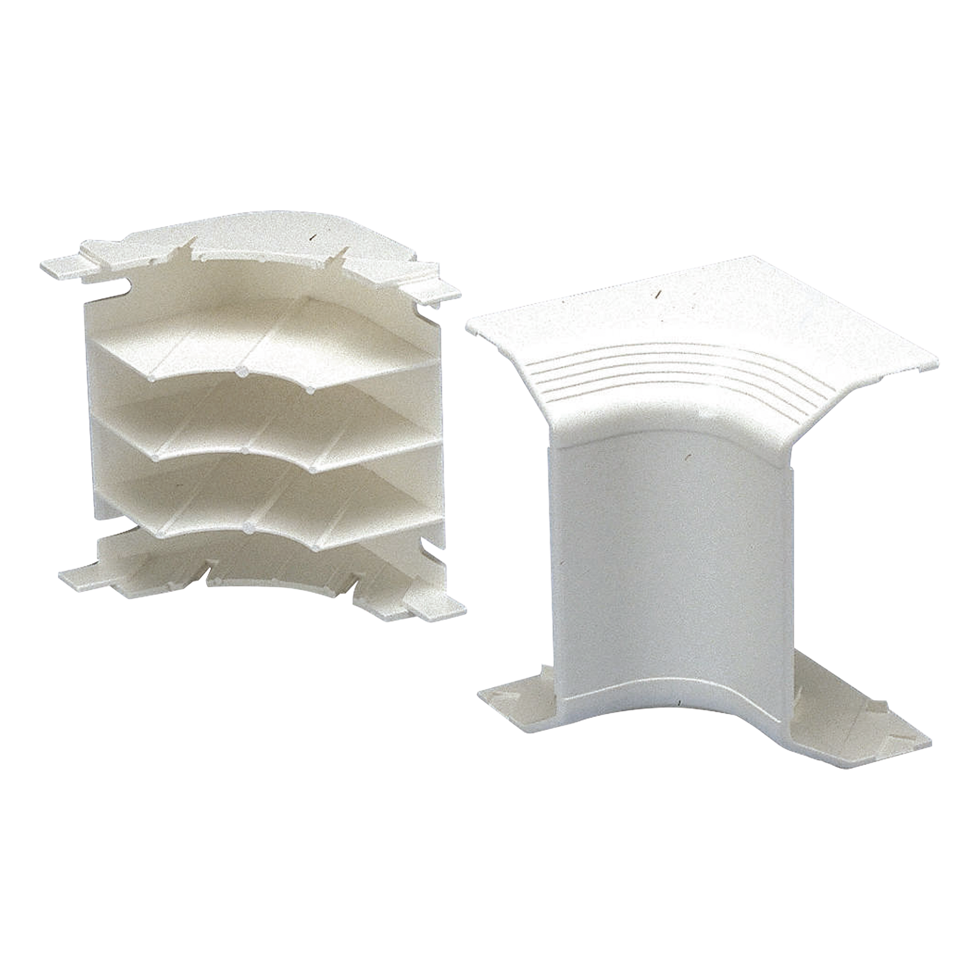 Esquinero Interior para Canaleta / PVC Rígido / Doble Cara / Radio de Curvatura 1 in / UL94V-0 / Blanco Mate — PANDUIT · SKU T70ICIW