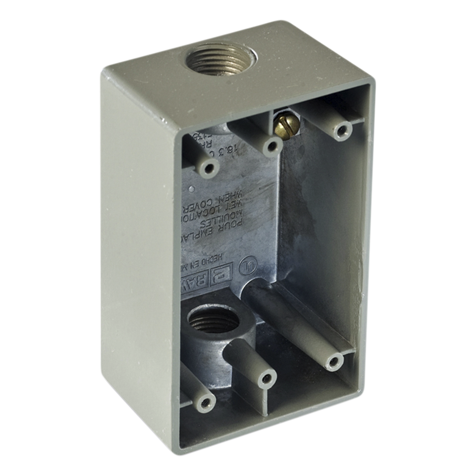 Caja Condulet FS / 2 Bocas 3/4" (19.05 mm) / Aluminio Diecast / A Prueba de Intemperie / Volumen 295.2 cm³ / UL y CSA — RAWELT · SKU RR-0471