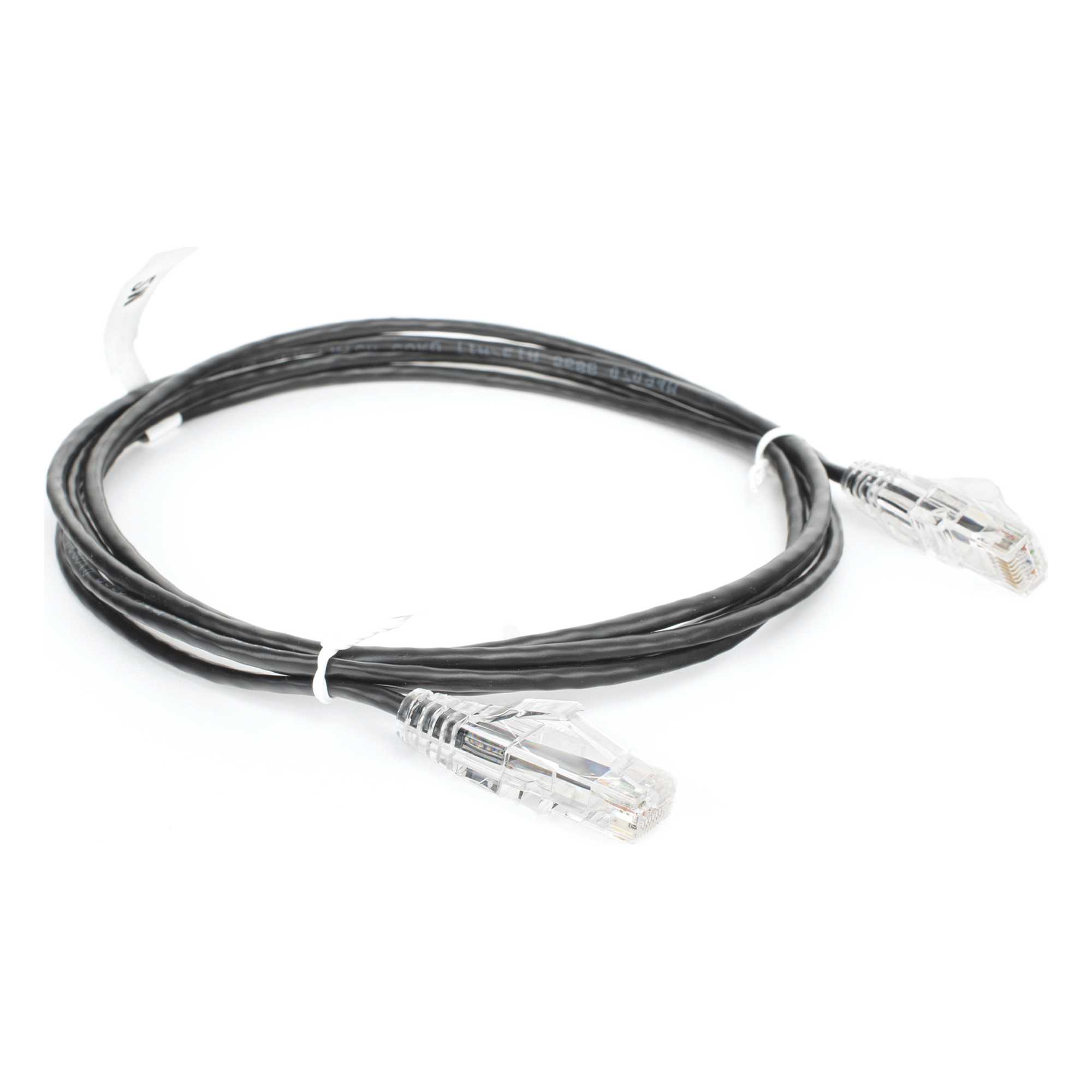 Cable de Parcheo Slim UTP Cat6 / 28 AWG / 2 m (6.56 ft) / 1 Gbps / RJ45 Chapado en Oro