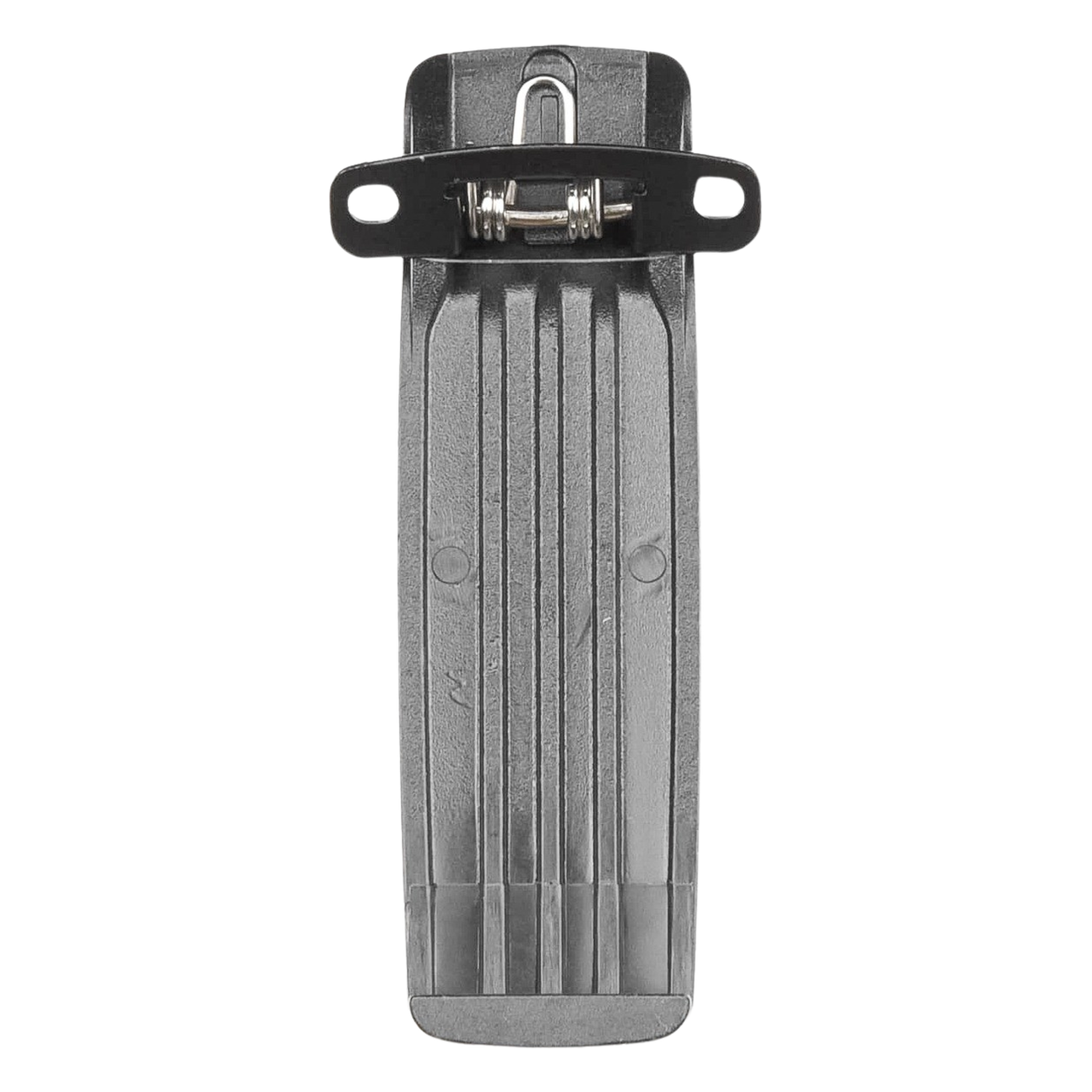 Clip para Radio / ABS Resistente / Compatible TX-500/600 / Color Negro / 2 Tornillos Incluidos