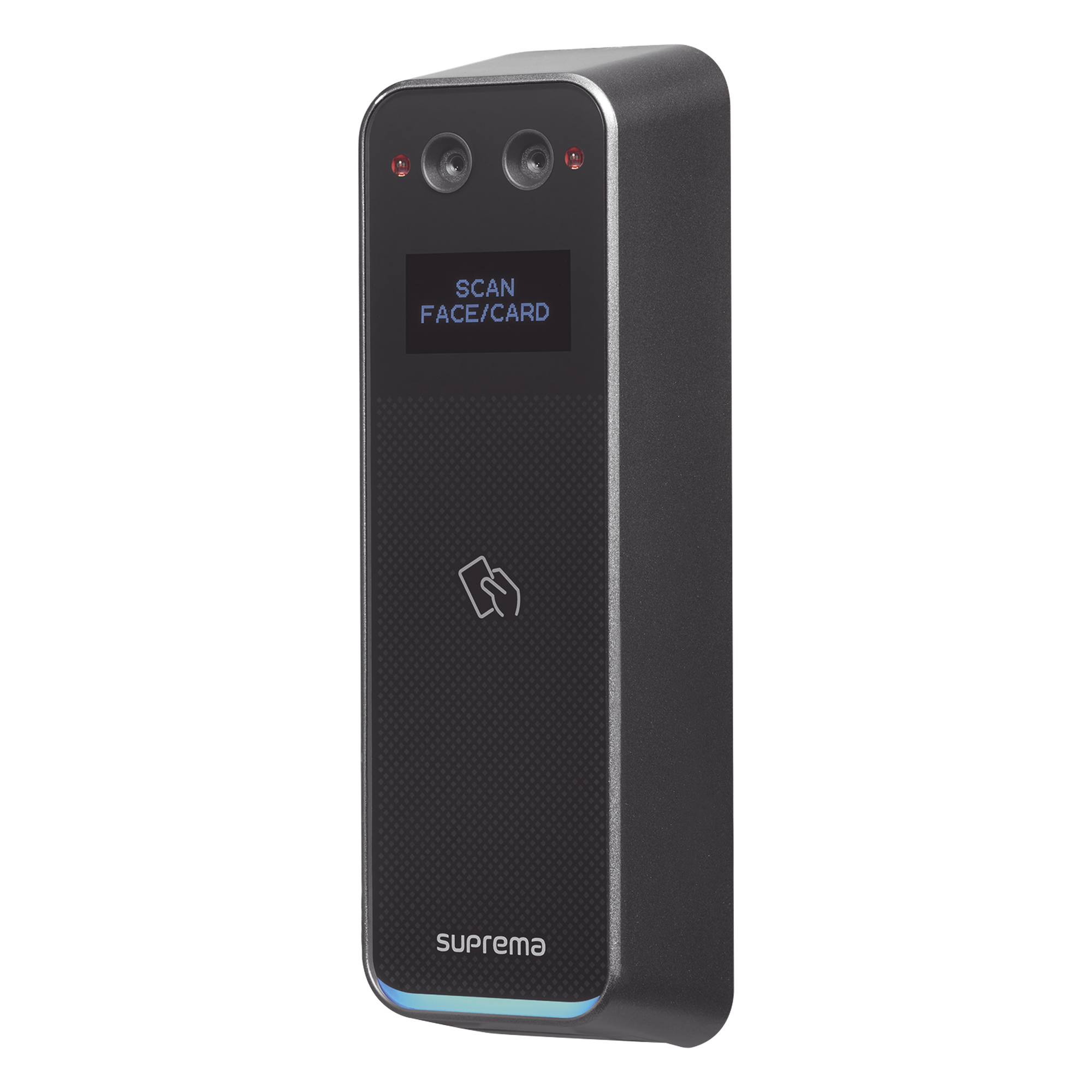 Lector Biométrico Facial / Autenticación IA con NPU / 100,000 Usuarios / IP67 / IK08 / EM, Mifare, NFC y Bluetooth / Procesamiento 0.2 s — SUPREMA · SKU BEW3-APB