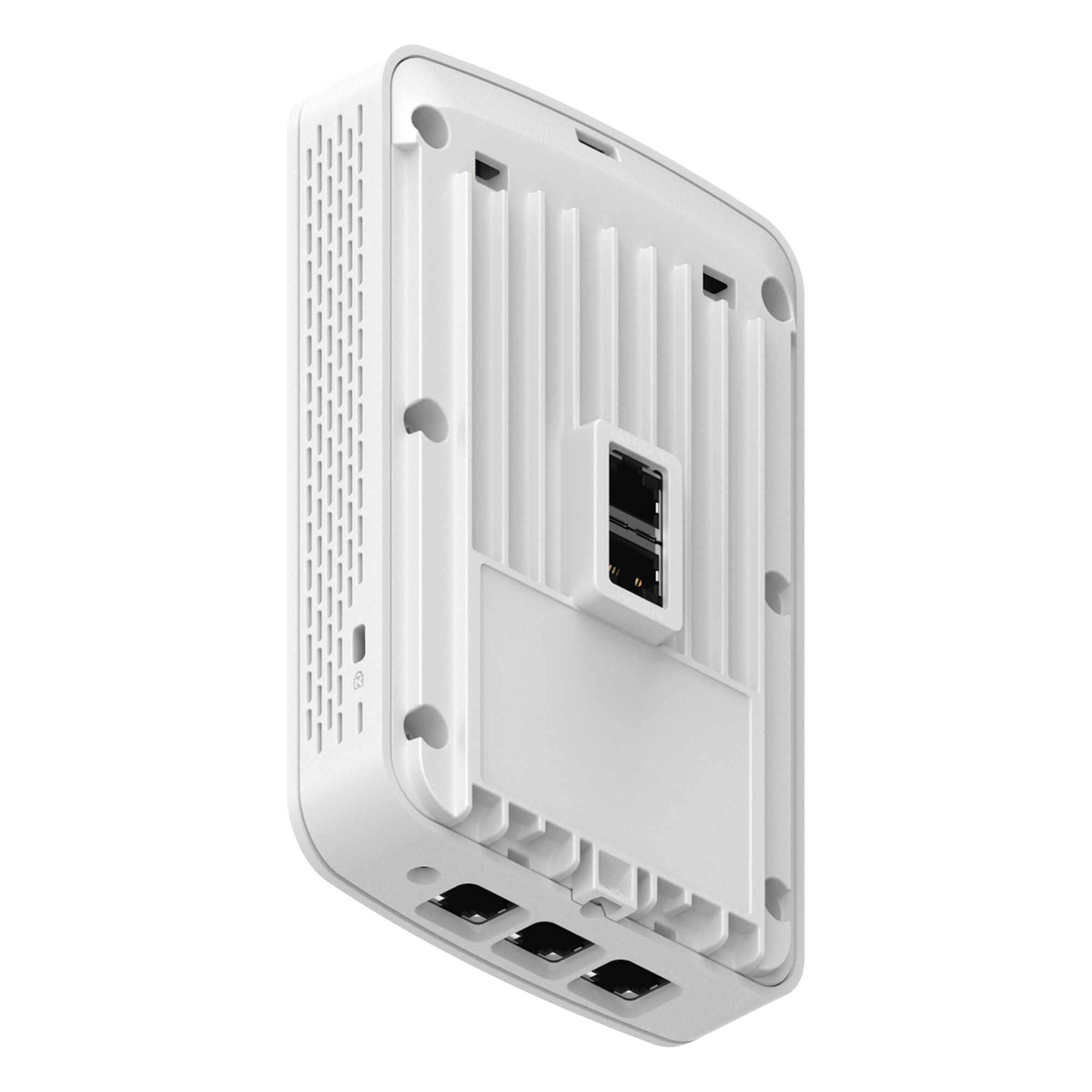 Punto de Acceso Wi-Fi 6 / Diseño para Pared / 3 Puertos Gigabit / PoE Passthrough / Doble Banda 2.4 y 5 GHz / Hasta 2.5 Gbps / Radio IoT Integrado