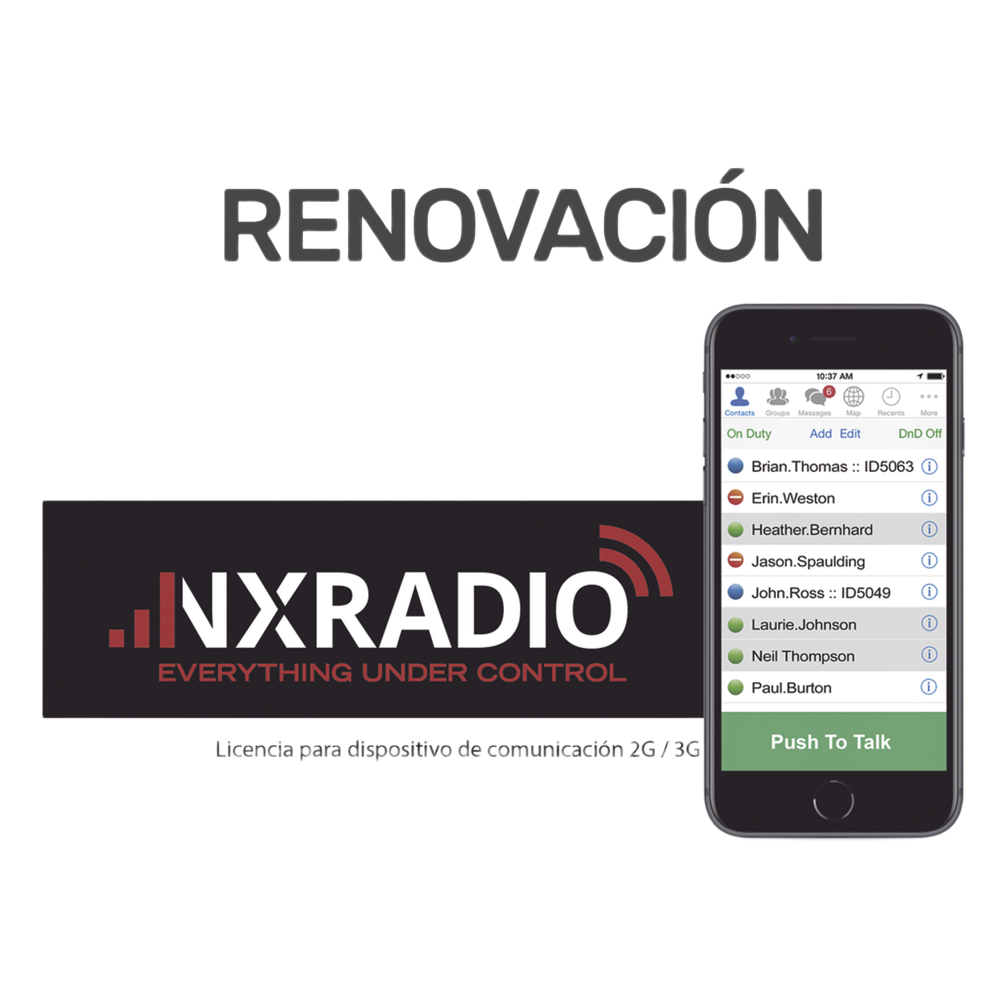Renovación de Licencia / 12 Meses / iOS y Android / Licencias Próximas a Vencer — NXRADIO · SKU RENOVACIONNXRADIO