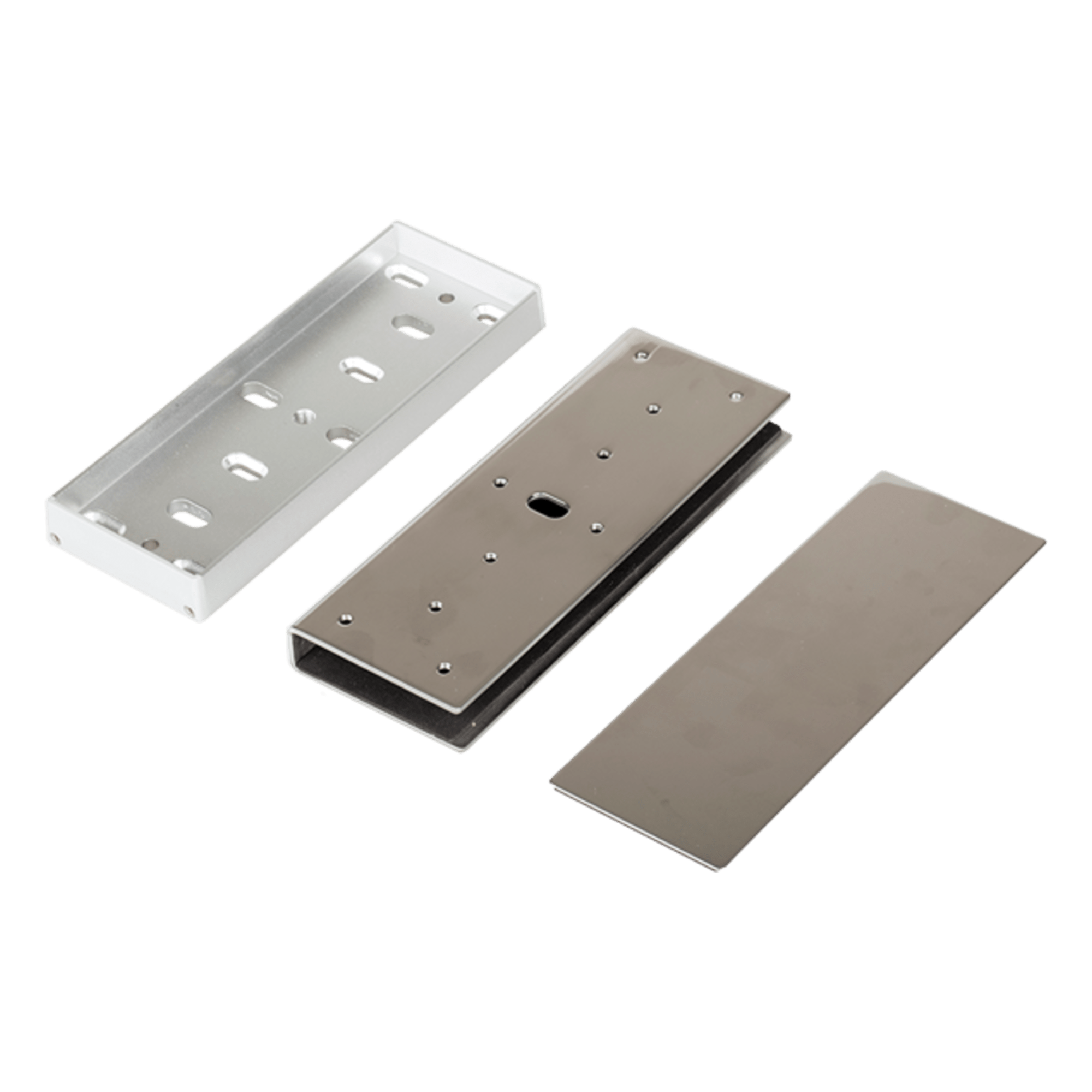 Montaje para Puerta de Vidrio Tipo U / Para Chapa Magnética 1200 lbs / Instalación sin Perforación — ENFORCER SECOLARM · SKU E-941S1K2/UQ
