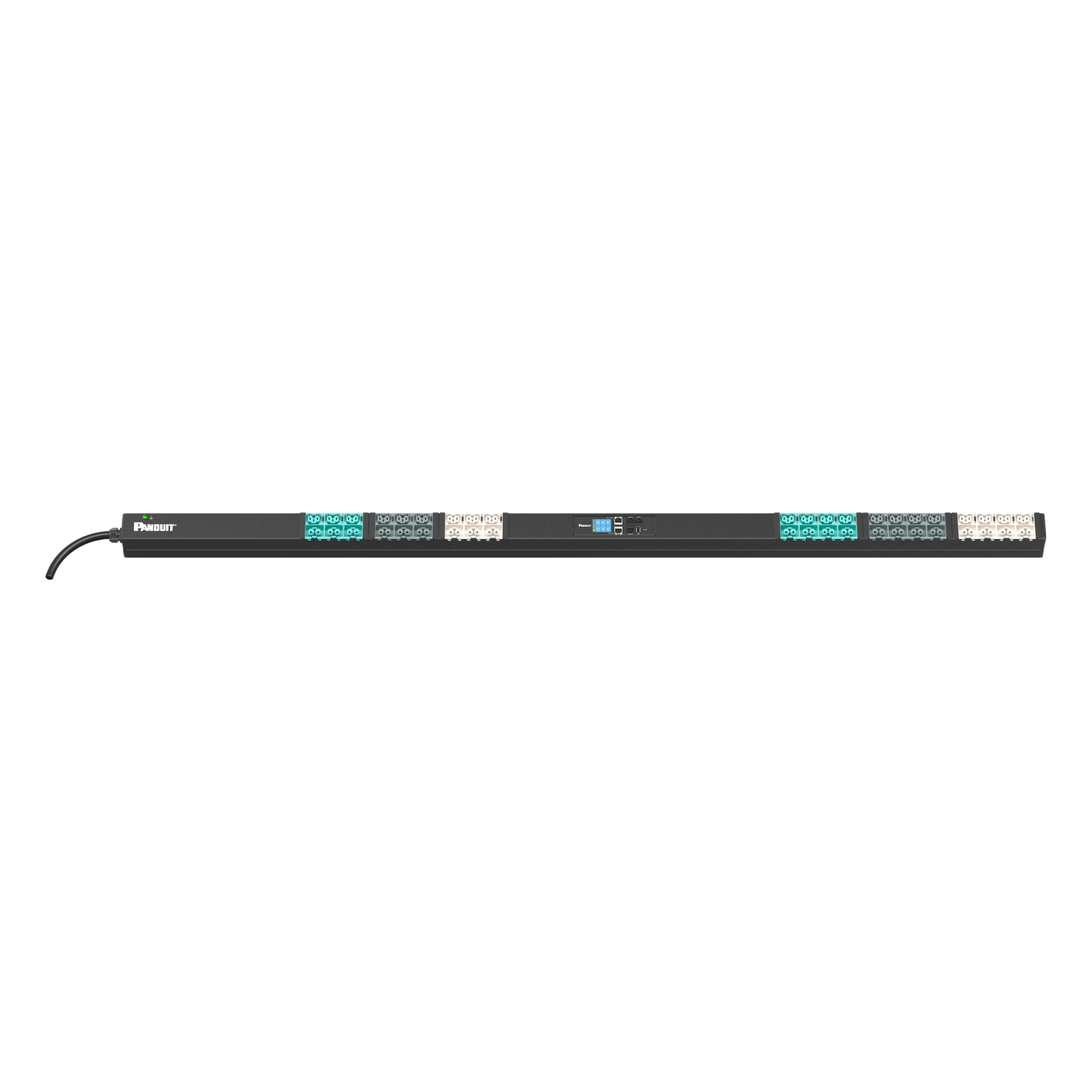 PDU Inteligente Monitoreable / 42 Salidas C13/C15/C19/C21 / Entrada IEC 60309 3P+N+E 16A / 230 Vca / 16 Amp / Instalación Vertical