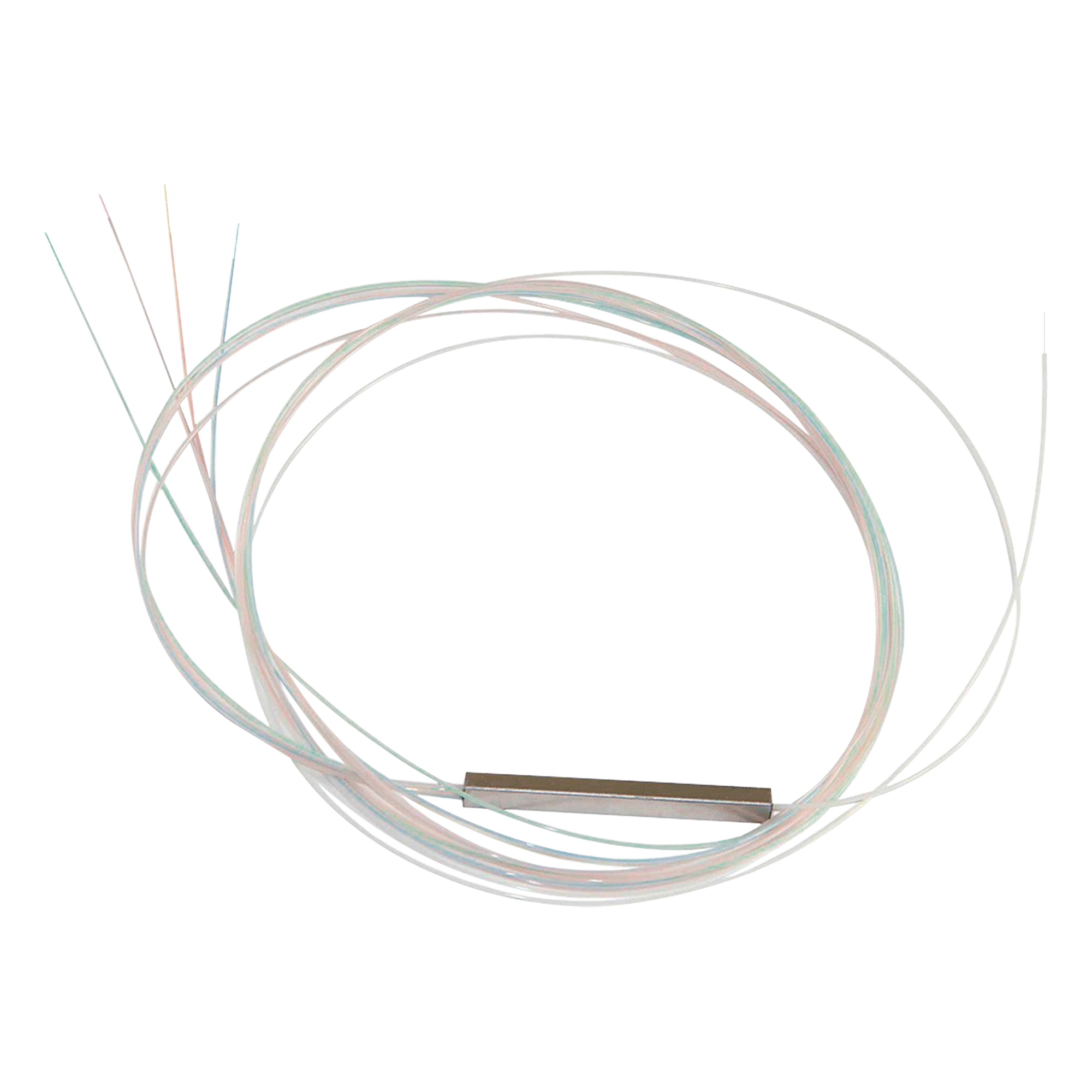 Splitter Óptico PLC / 1x4 / Fusión Sin Conectores / 1260-1650nm / -40°C a 85°C — FIBERHOME · SKU PLC-104-S