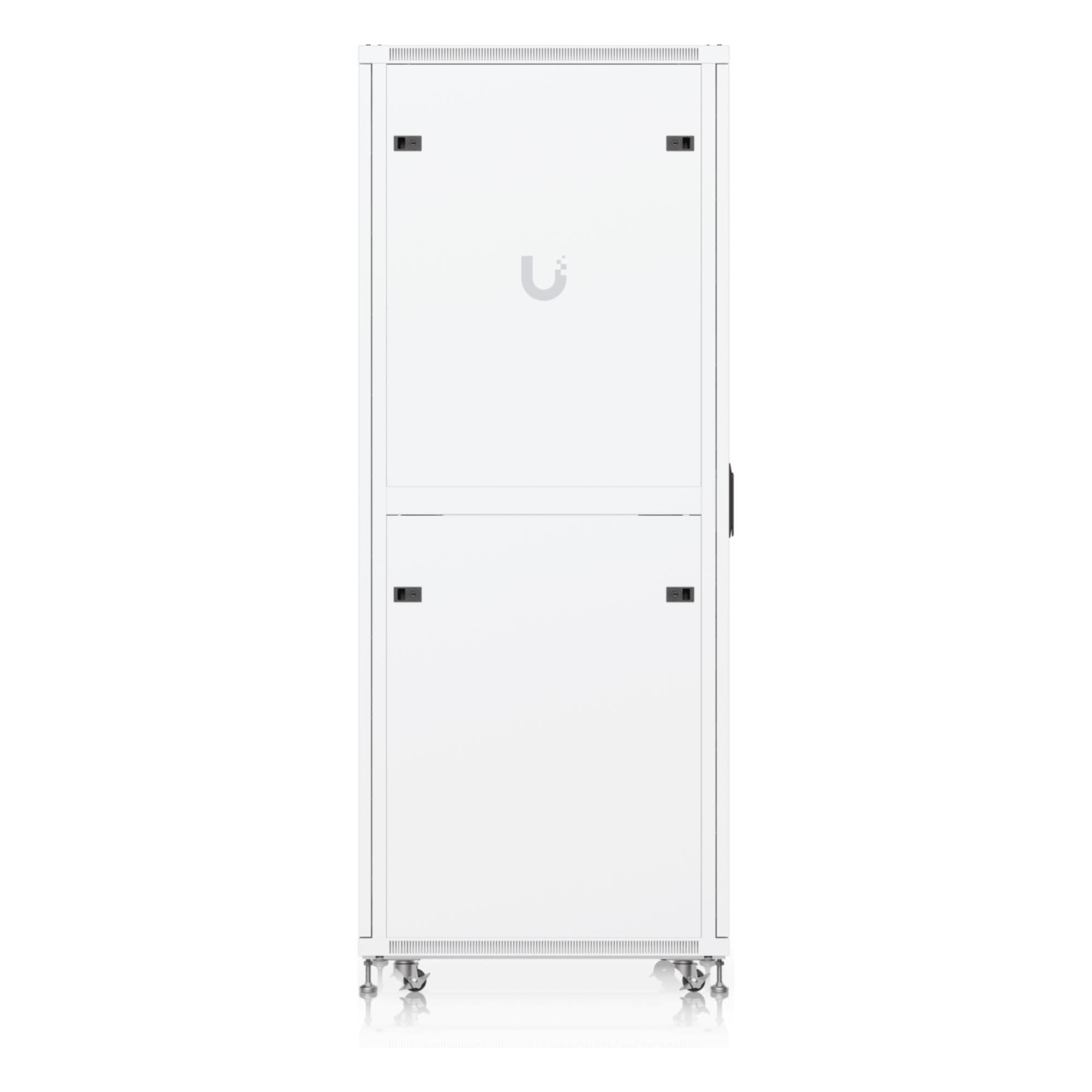 Gabinete Rack de Piso / 42U / 600 × 800 mm (23.6 x 31.5') / Carga 800 kg (1,763.7 lb) / Puerta Perforada / Ventiladores Integrados / Ruedas con Seguro