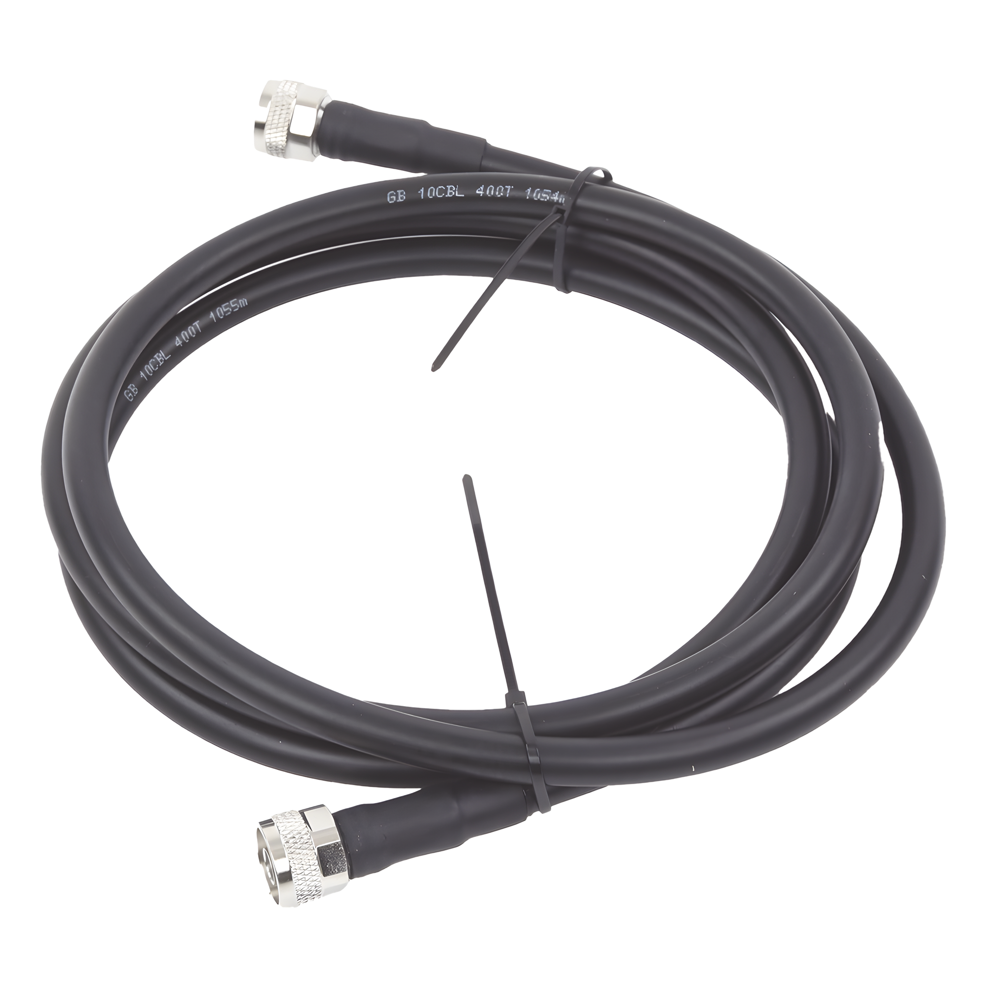 Cable Coaxial de RF / 50 Ω / 2 m (6.56 pies) / Conectores N Macho / Atenuación 19.7 dB/100m a 2.0 GHz