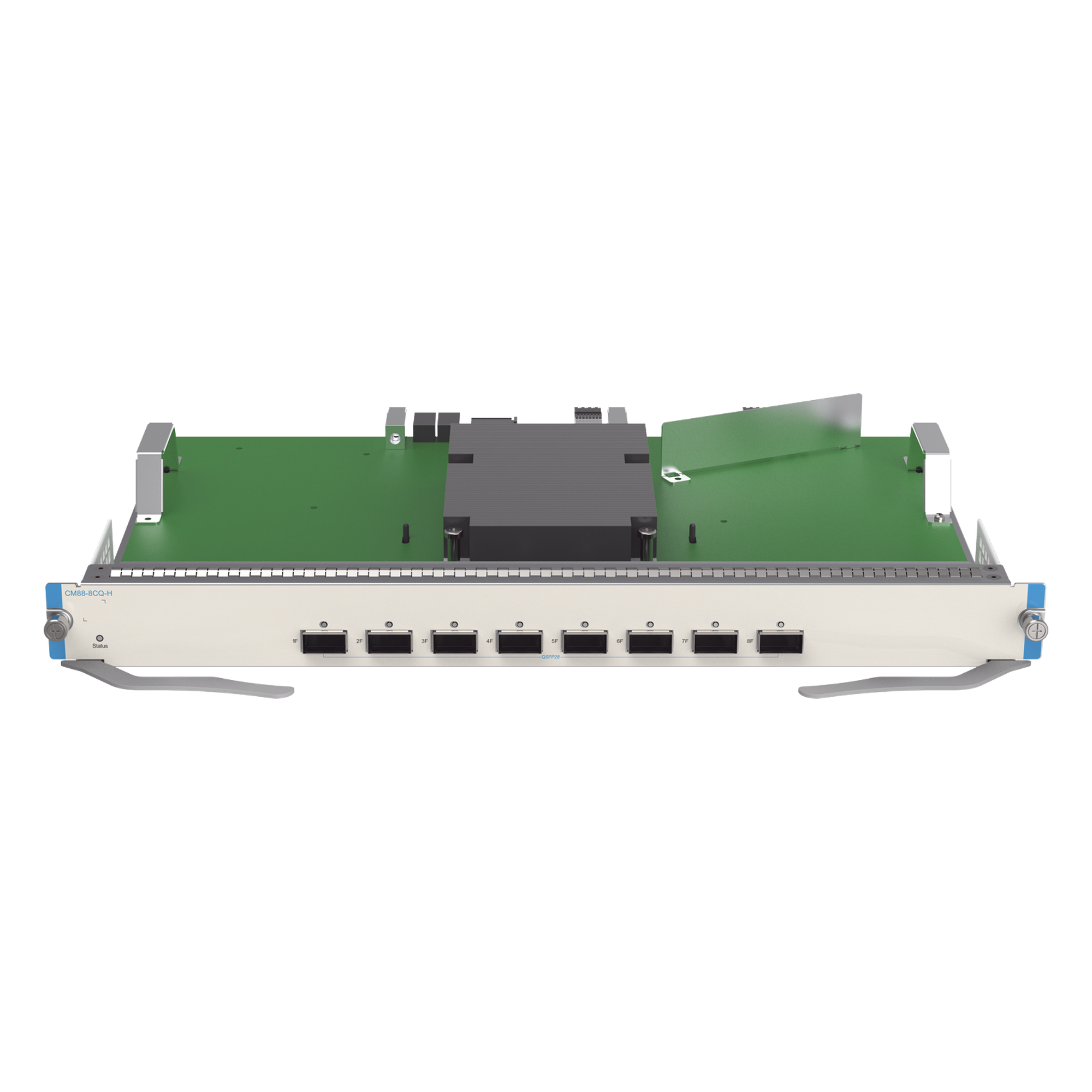 Tarjeta de Red / 8 Puertos QSFP28 / 40G-100G Ethernet / 130W / Chasis Modular — RUIJIE · SKU CM88-8CQ-H