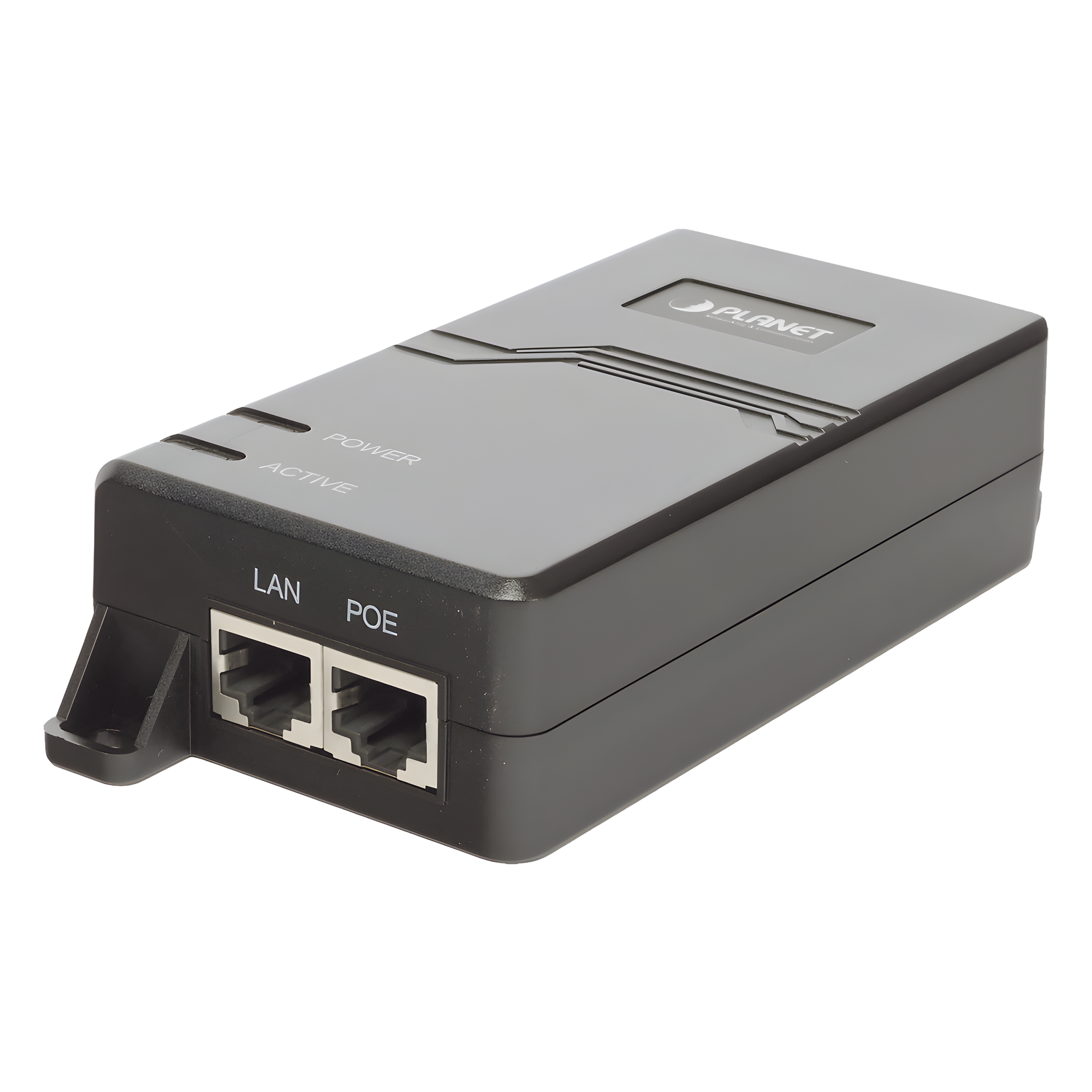 Inyector PoE / 802.3bt 60W / 4-Pares UTP / Gigabit 10/100/1000 Mbps / Alcance 100m (328 pies) extensible a 300m (984 pies) — PLANET · SKU POE-173